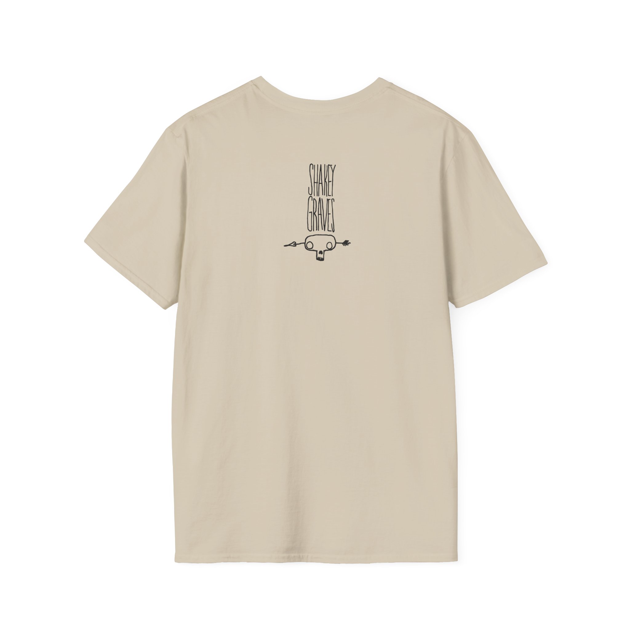 Shakey Graves SKULL Unisex Softstyle T-Shirt