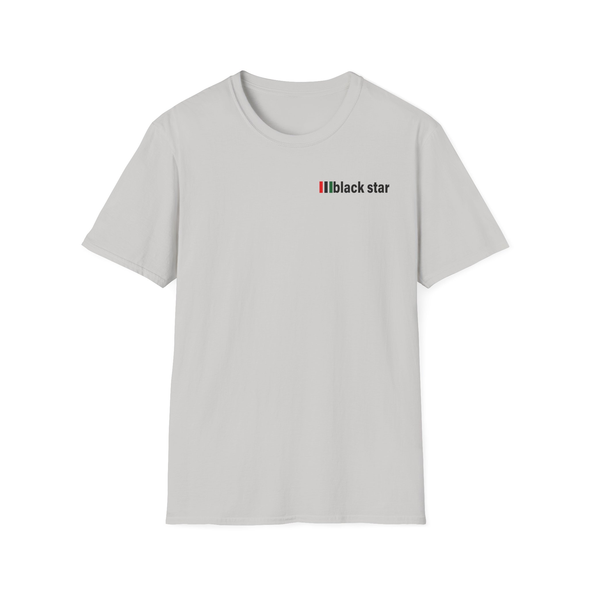 Black Star Logo Unisex Softstyle T-Shirt