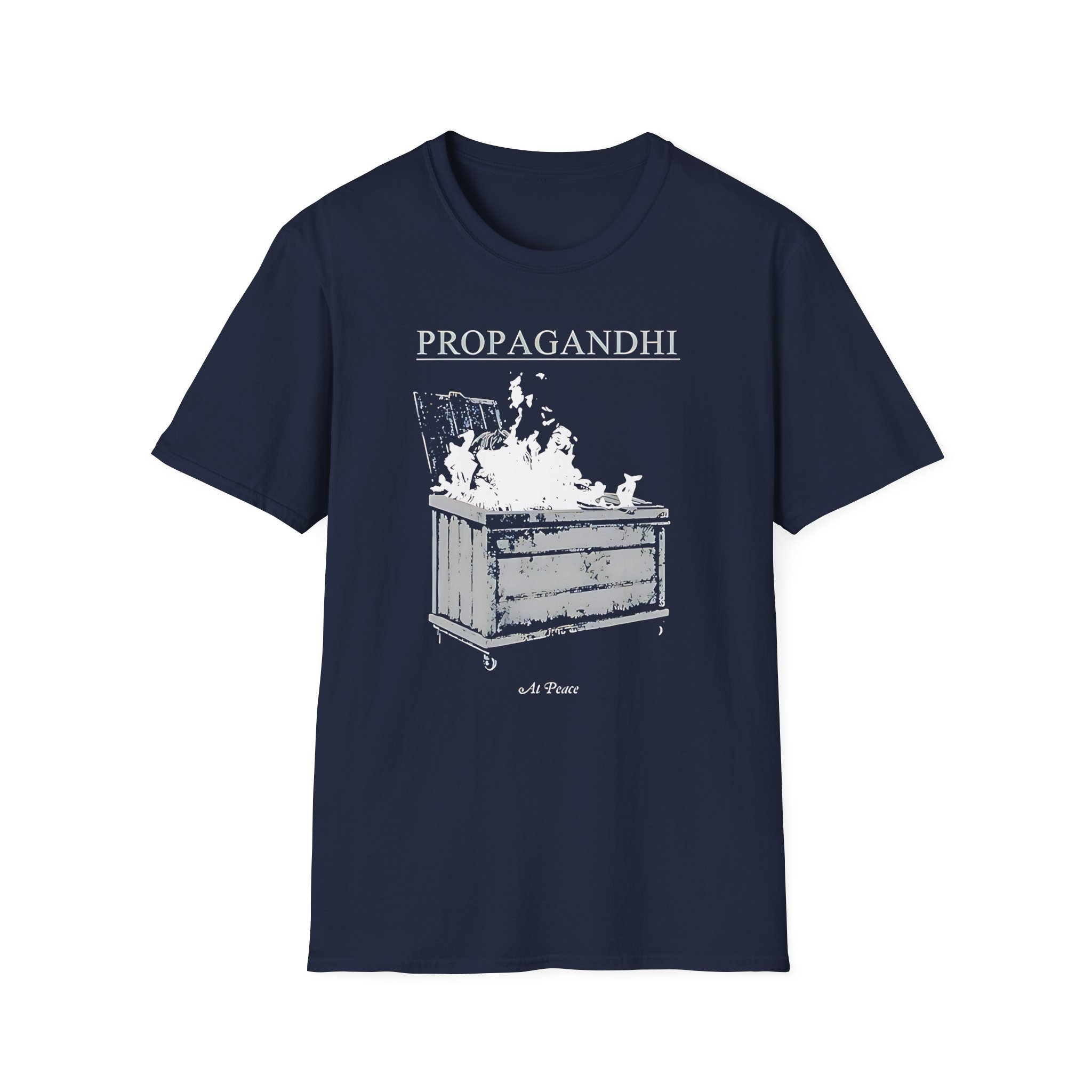Propagandhi Dumpster Fire Unisex Softstyle T-Shirt