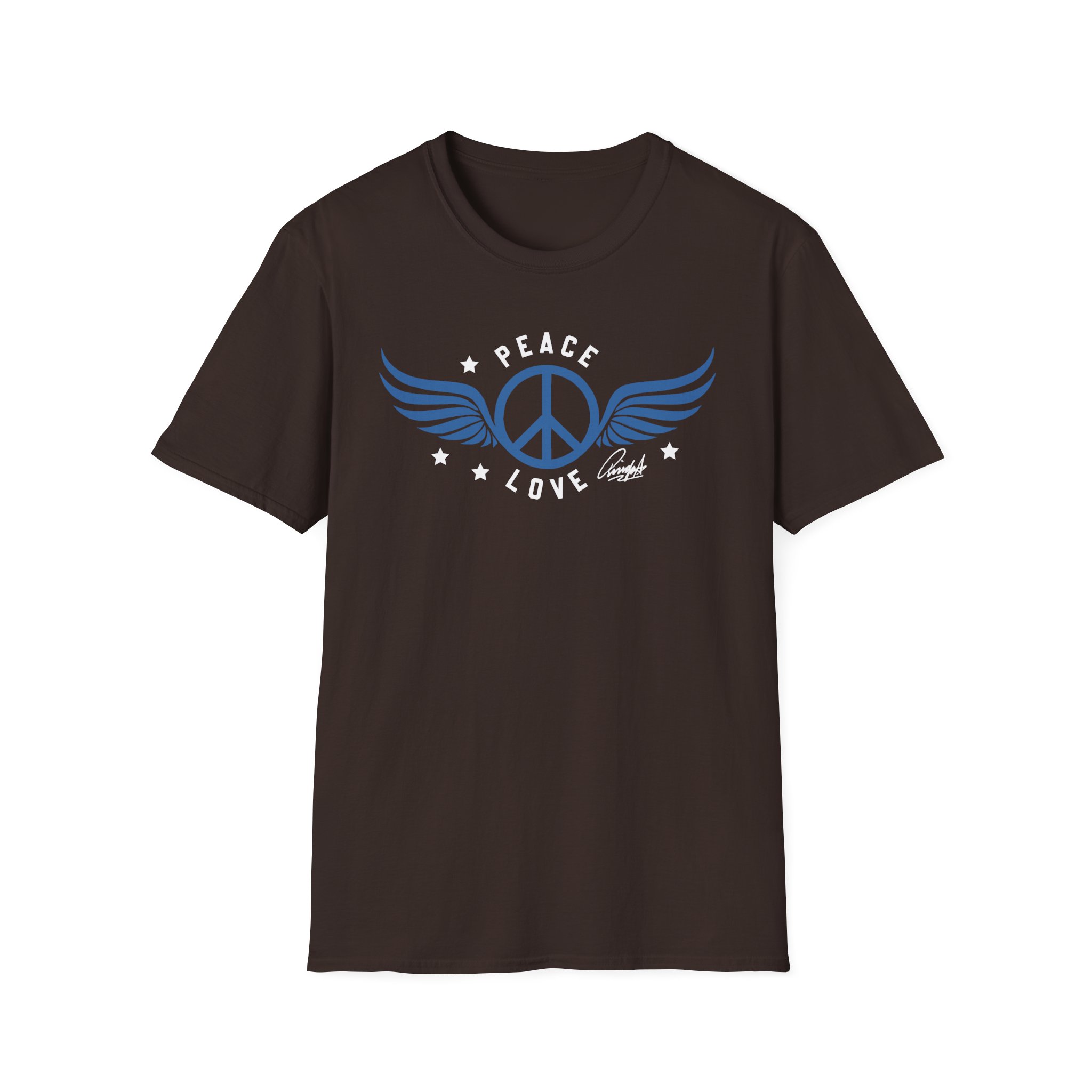 Ringo Starr Peace Love Unisex Softstyle T-Shirt