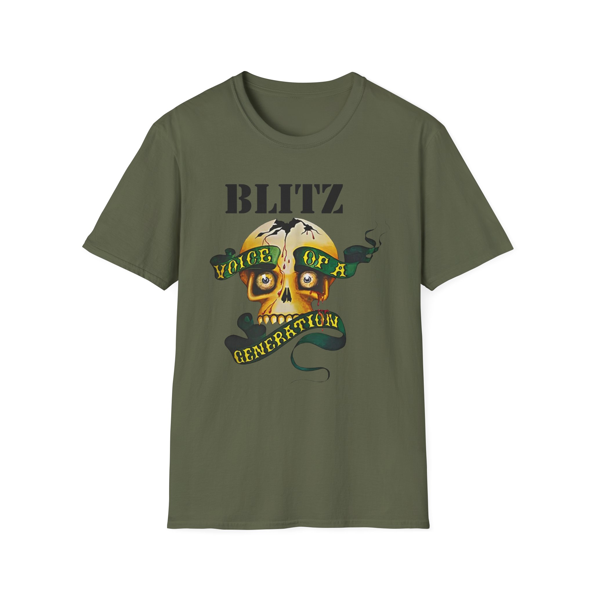 Blitz Voice Of A Generation Unisex Softstyle T-Shirt