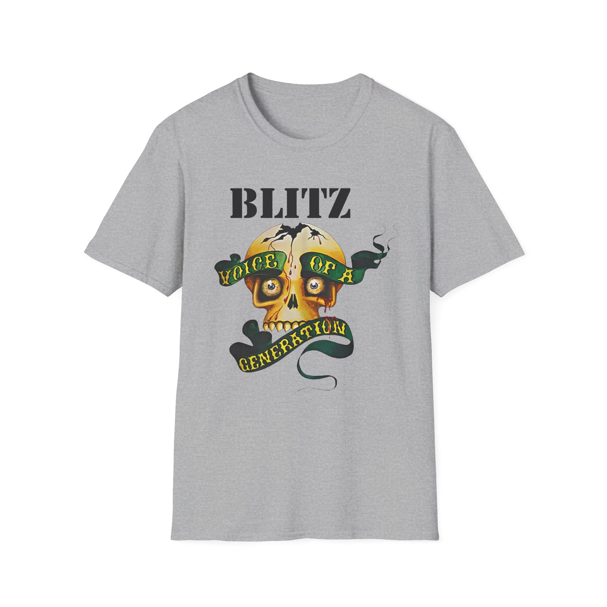 Blitz Voice Of A Generation Unisex Softstyle T-Shirt