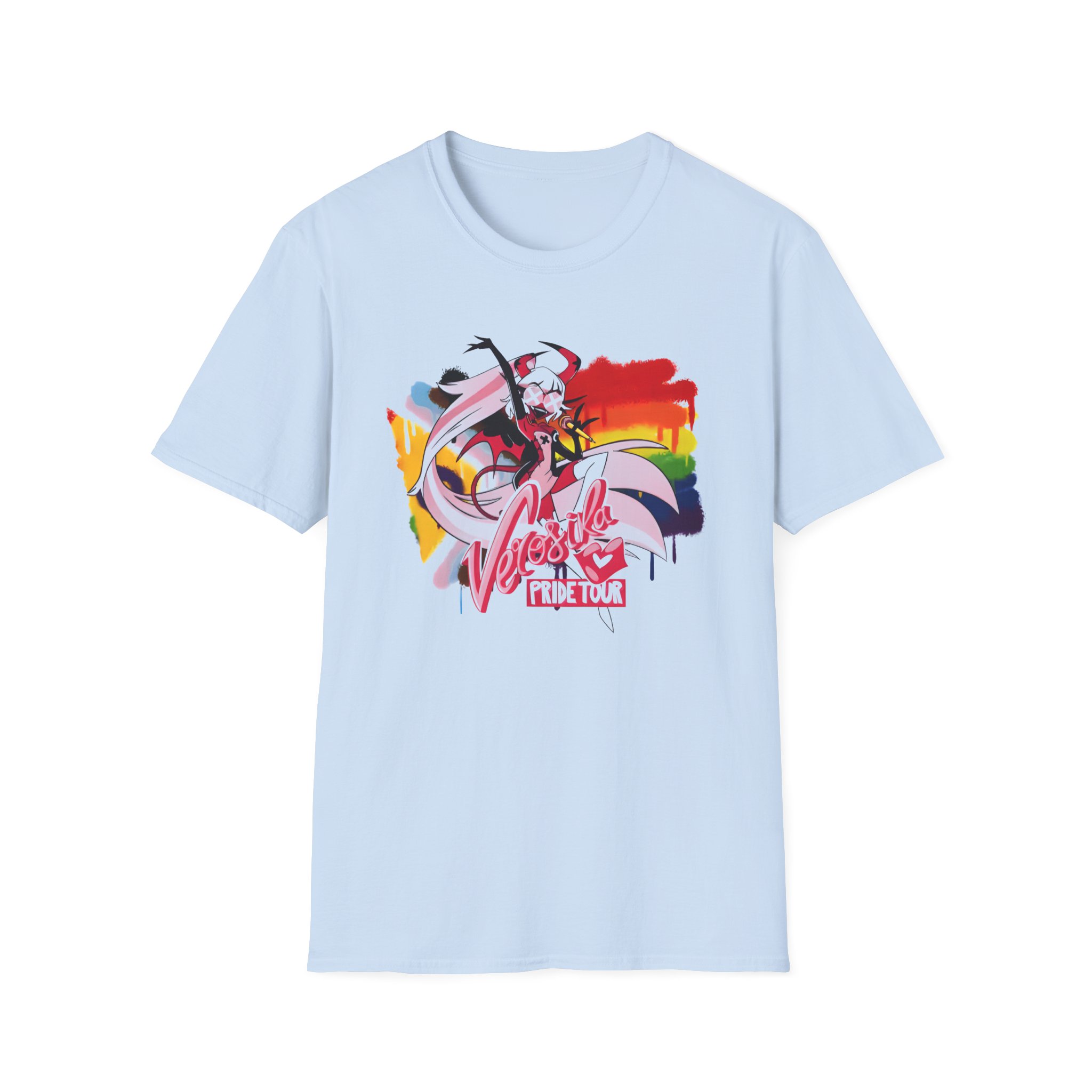 Helluva Boss Verosika Micro Ribbed Unisex Softstyle T-Shirt