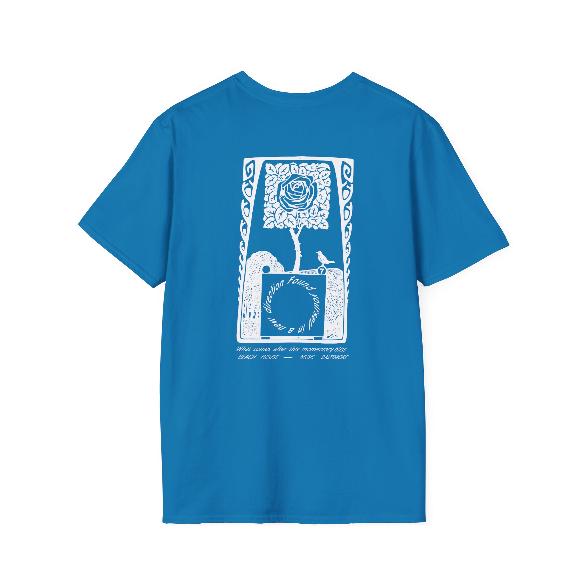 Beach House rose Unisex Softstyle T-Shirt