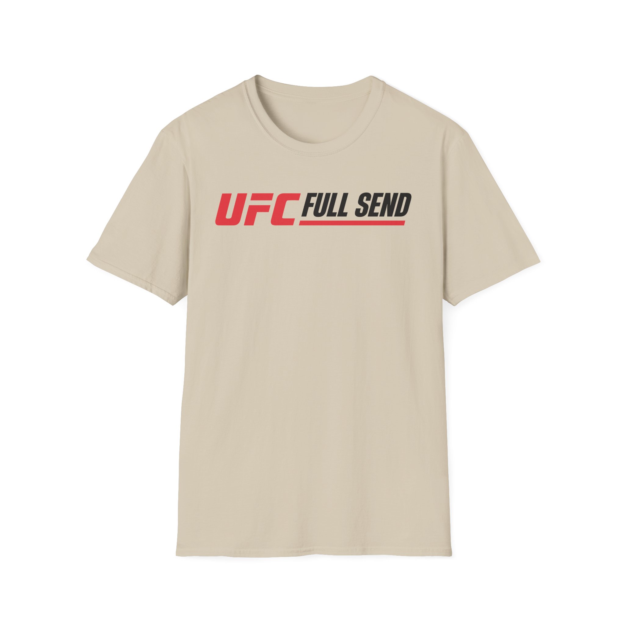 Full Send FS x UFC Logo Unisex Softstyle T-Shirt