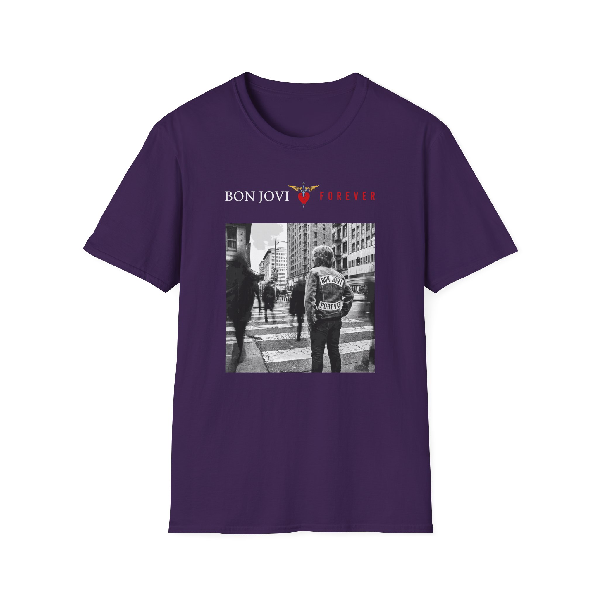 Bon Jovi Album Cover Unisex Softstyle T-Shirt