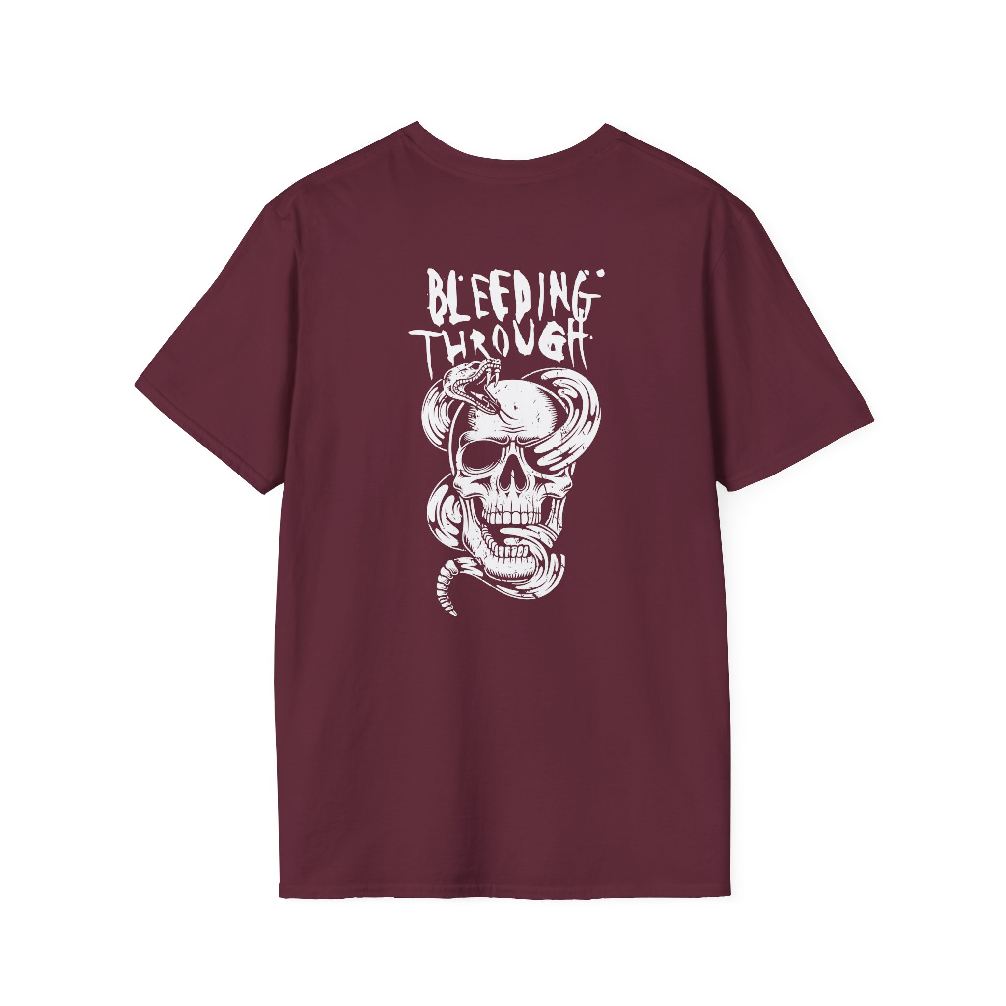 Bleeding Through SNAKE Unisex Softstyle T-Shirt
