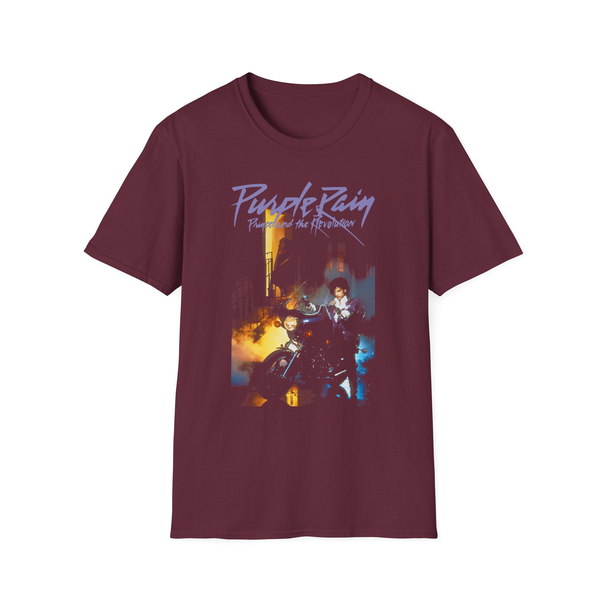 Prince Purple Rain Cover Unisex Softstyle T-Shirt
