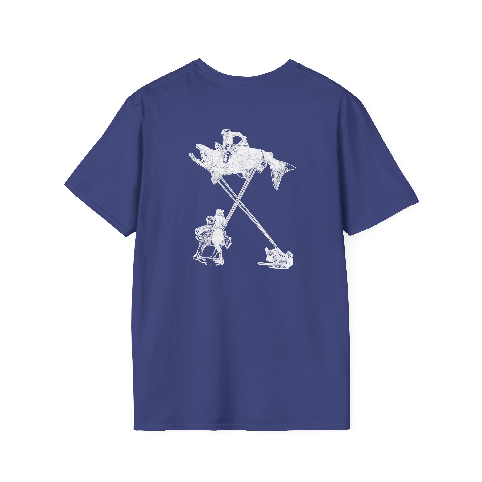 The Take Charcoal Salmon Rodeo Unisex Softstyle T-Shirt