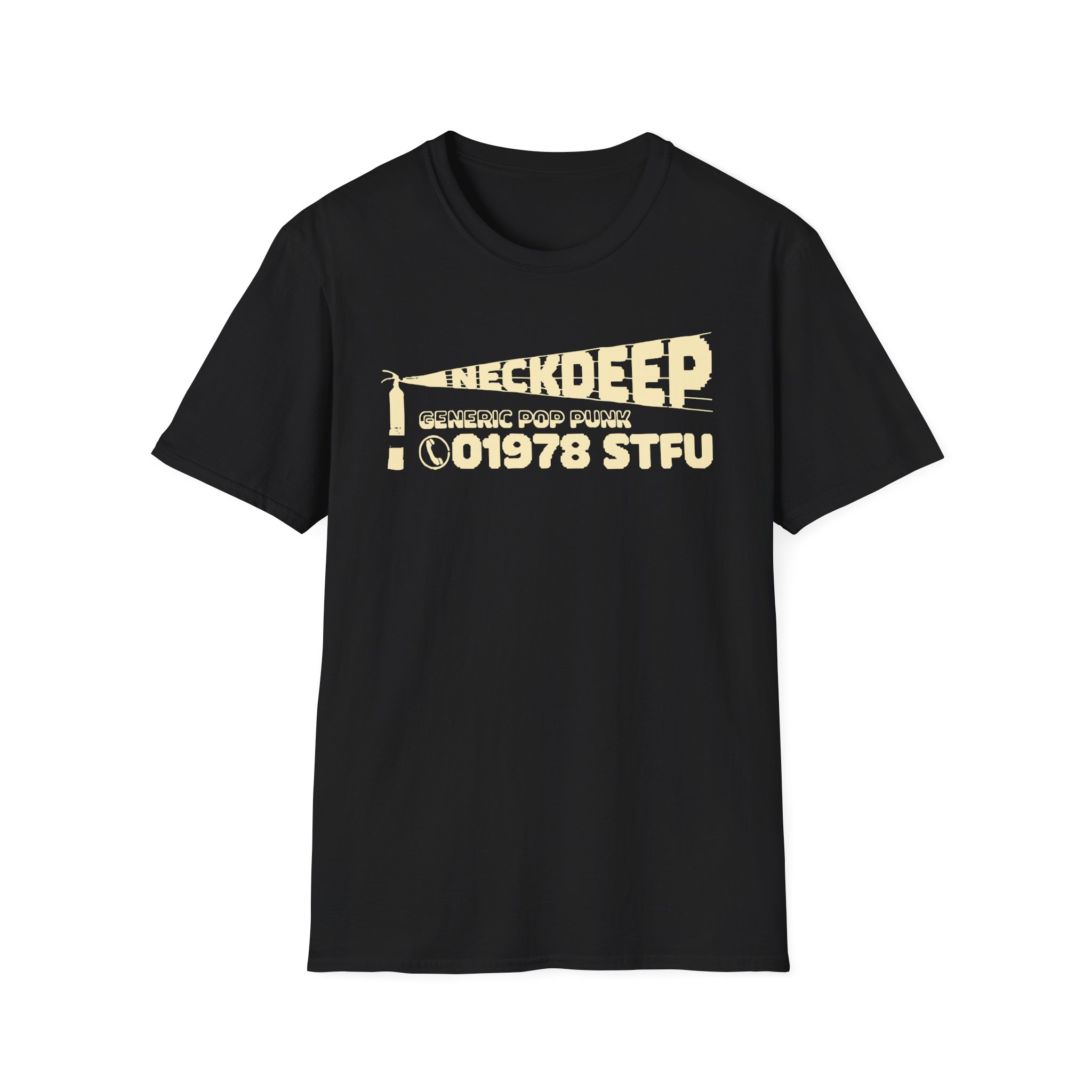 Neck Deep Extinguisher Unisex Softstyle T-Shirt