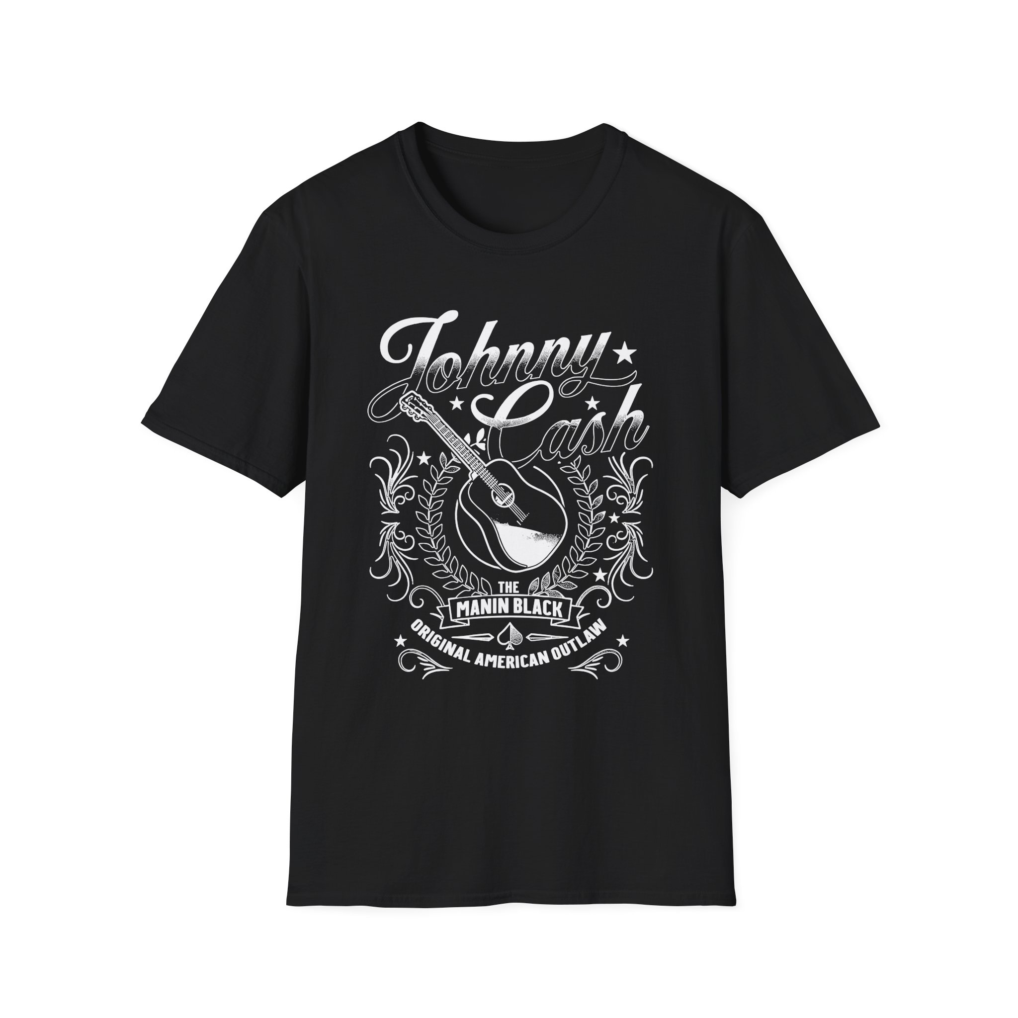 Johnny Cash Man in Black Guitar unisex t-shirt