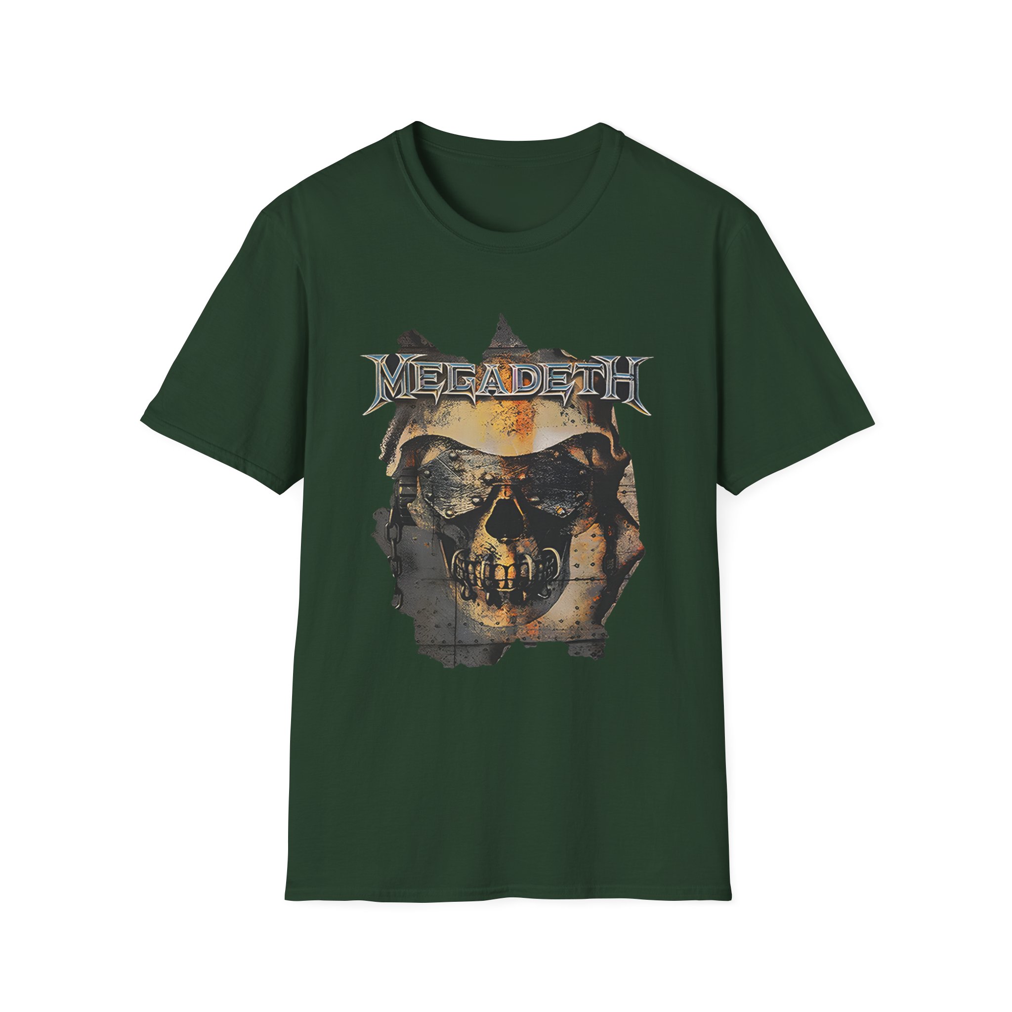 Megadeth Youthanasia Ripped Vic Unisex Softstyle T-Shirt
