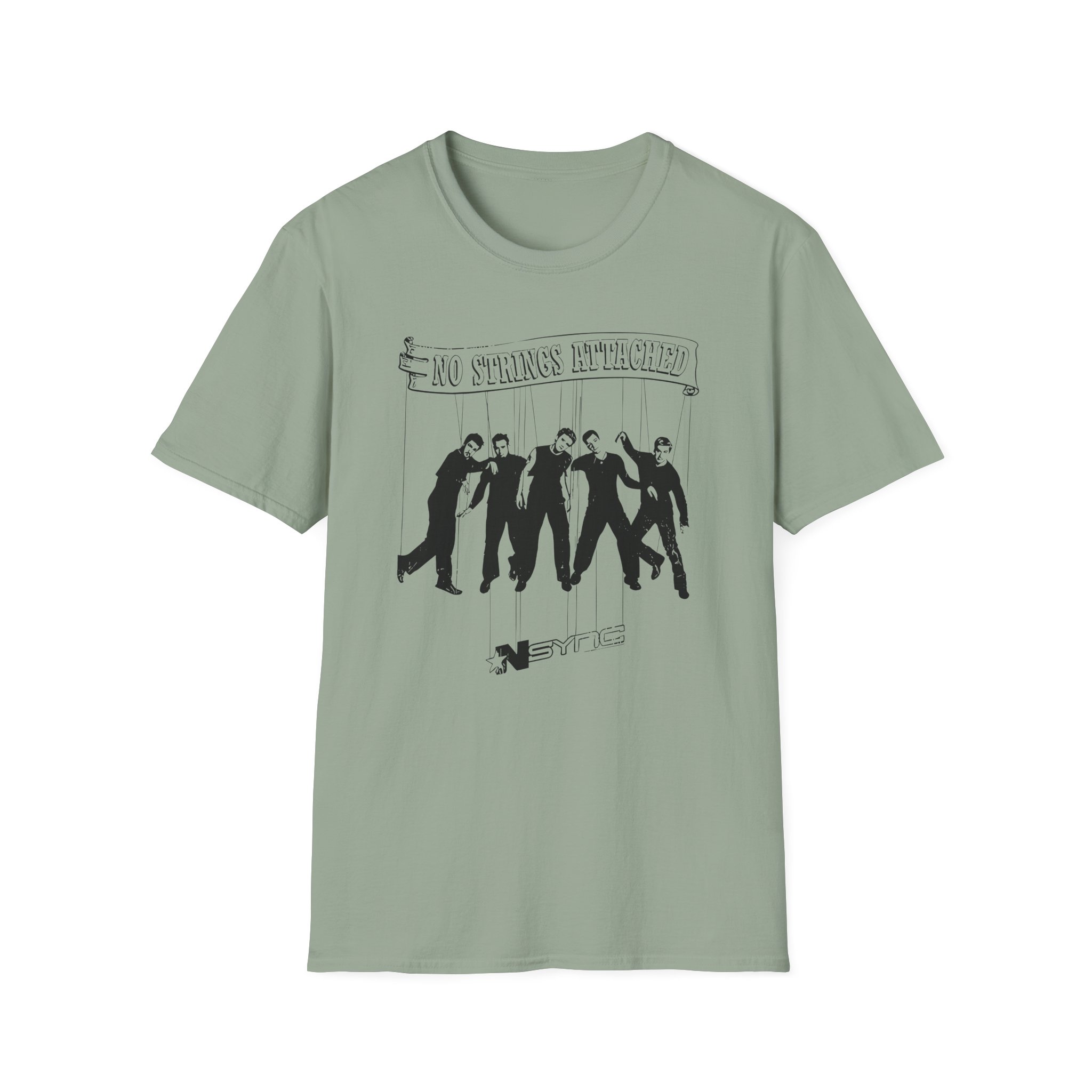 Nsync No Strings Attached Marionette Unisex Softstyle T-Shirt