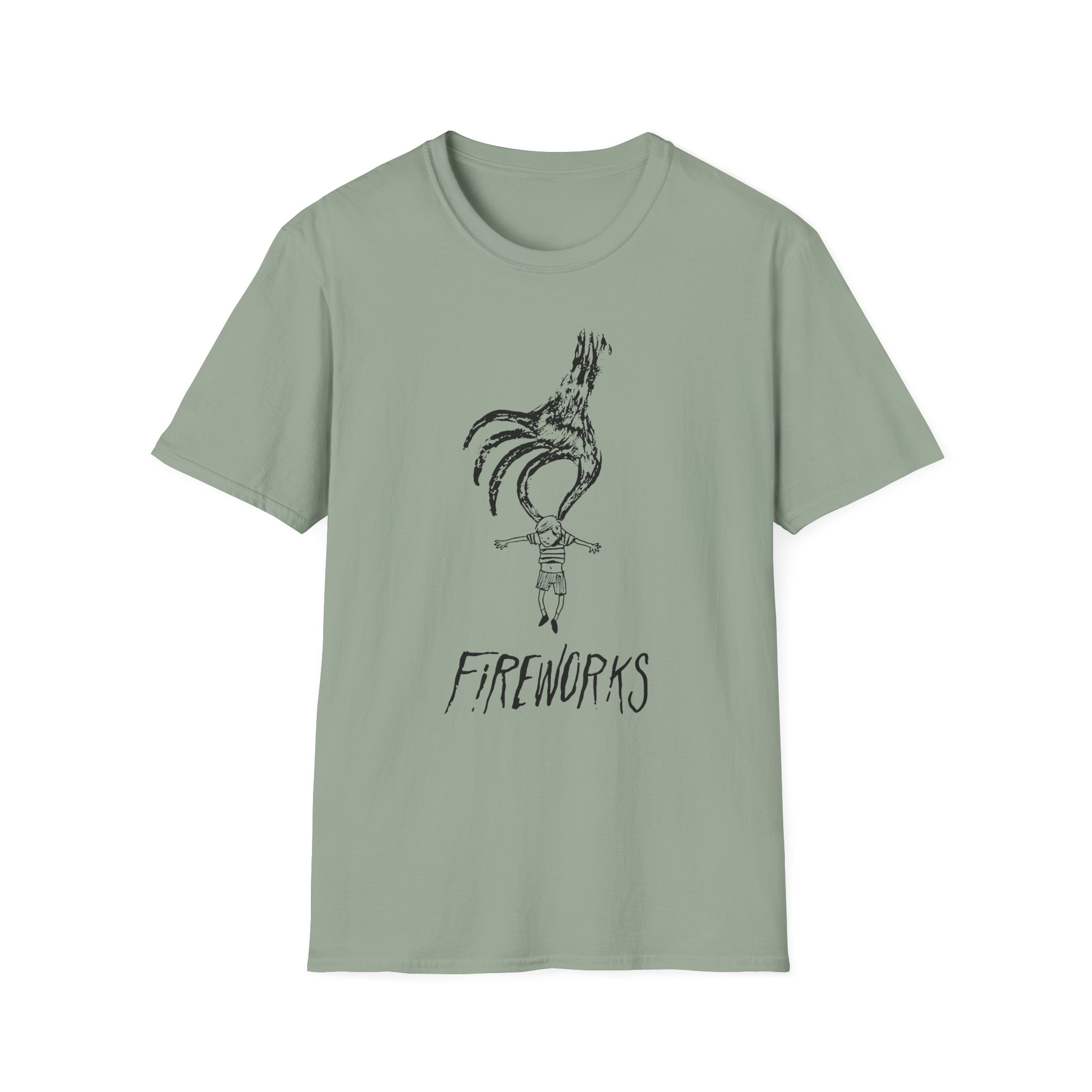 Fireworks Hand Unisex Softstyle T-Shirt