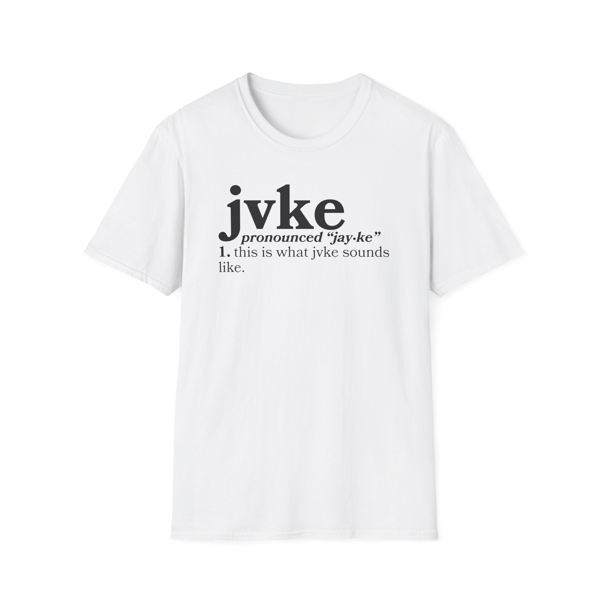 Jvke Pronunciation Unisex Softstyle T-Shirt