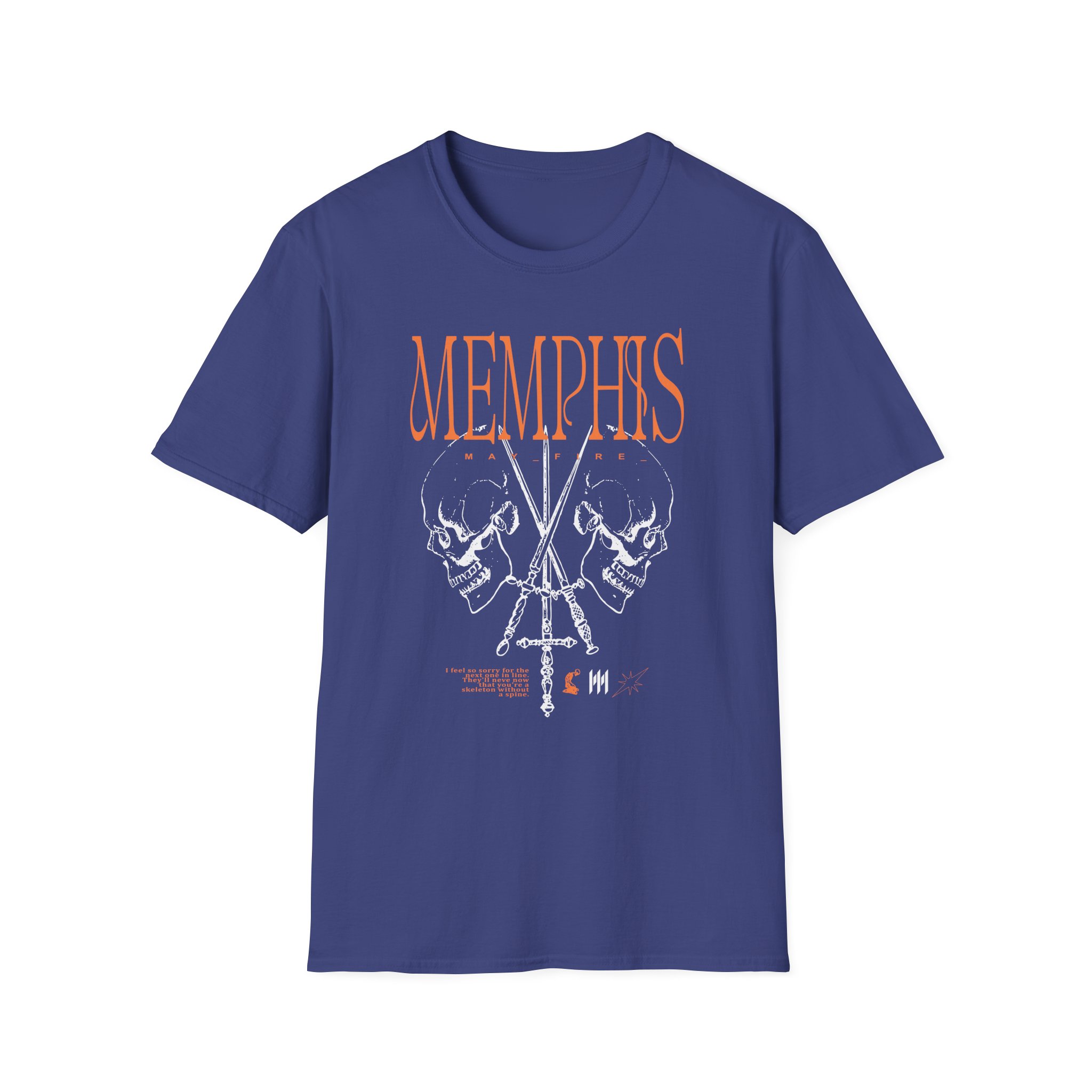 Memphis May Fire Crossed Swords Unisex Softstyle T-Shirt