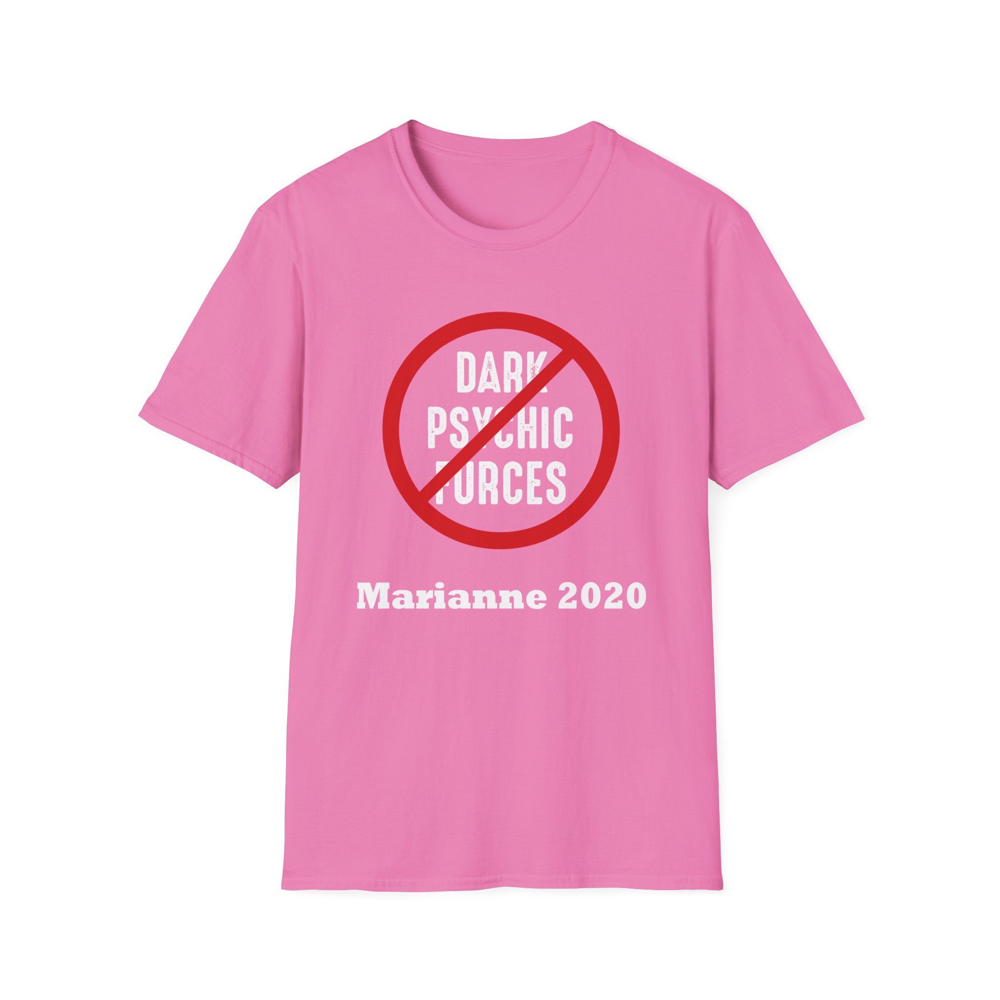 Marianne Williamson Dark Psychic Forces Unisex Softstyle T-Shirt