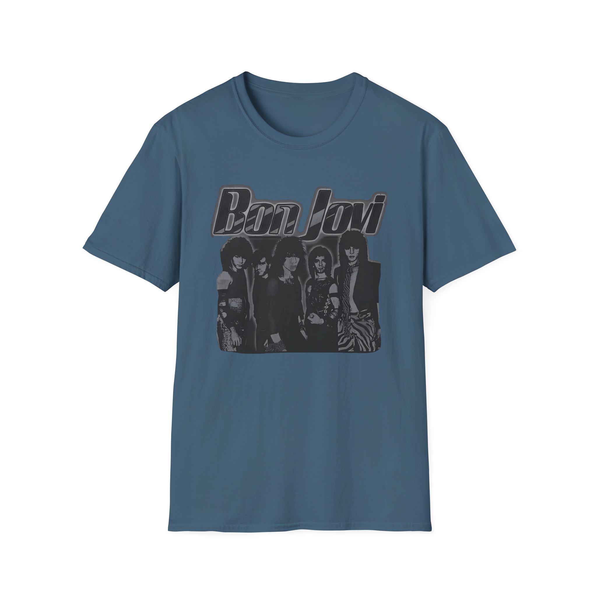 Bon Jovi Outline Unisex Softstyle T-Shirt
