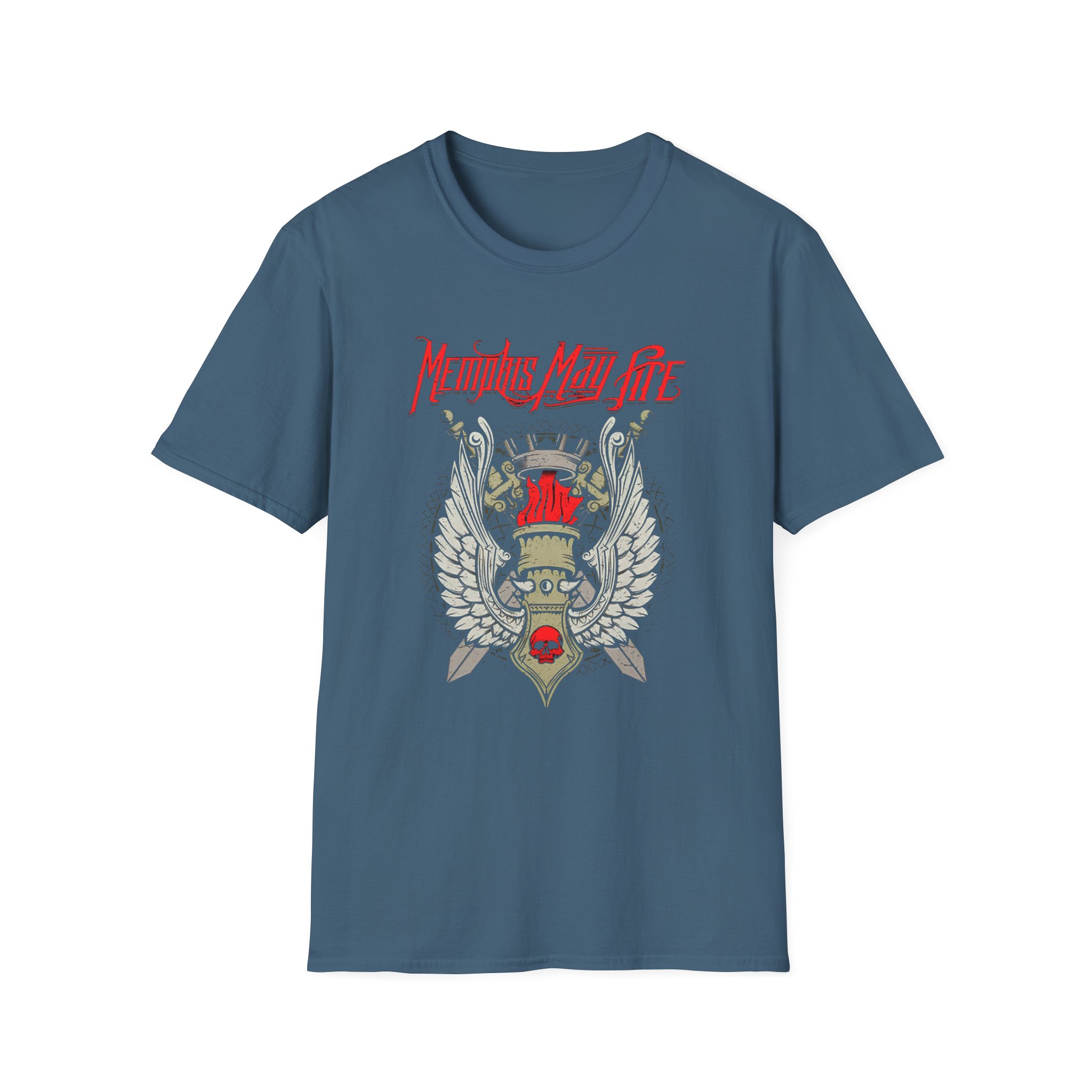 Memphis May Fire Roman Crest Unisex Softstyle T-Shirt