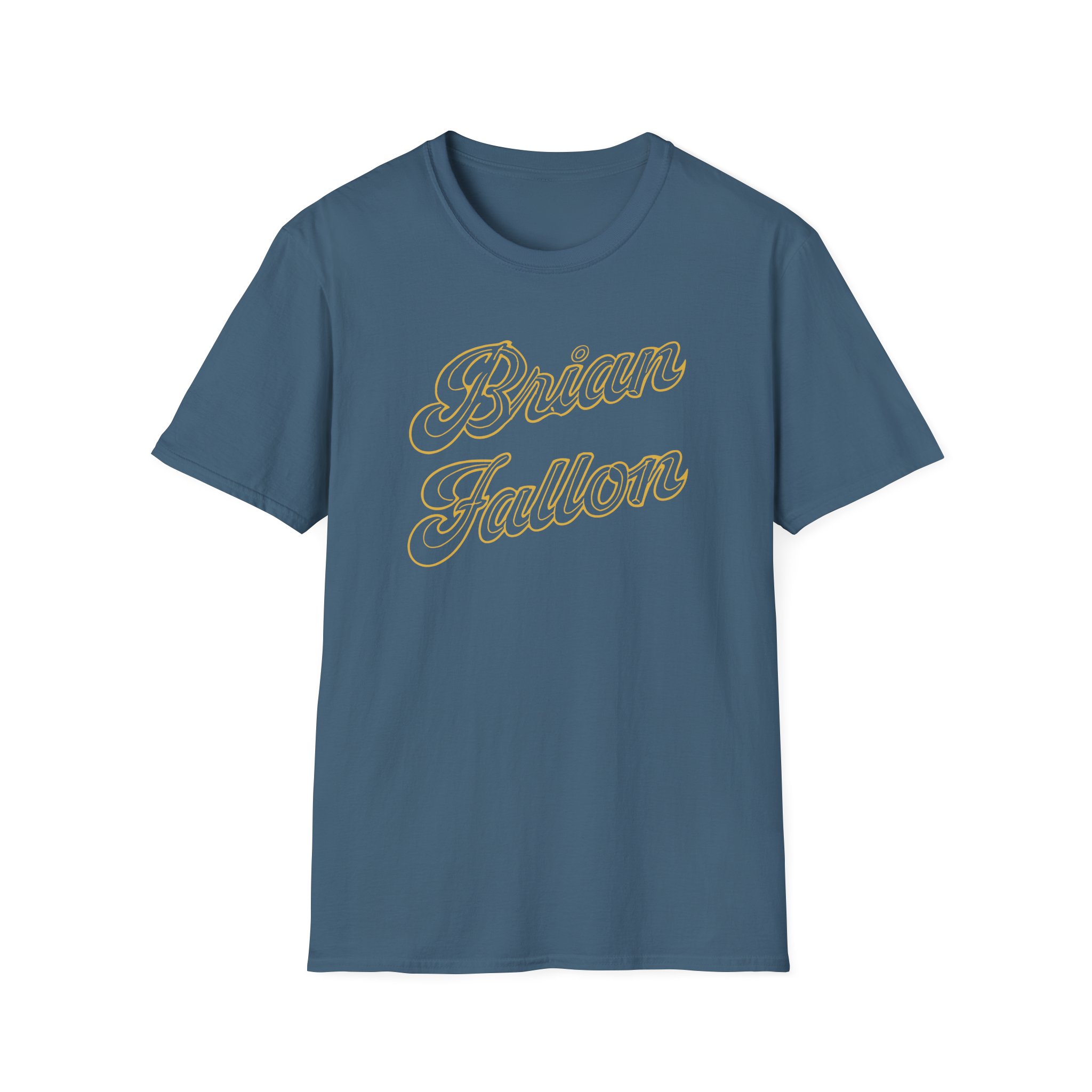 Brian Fallon Gold Text Unisex Softstyle T-Shirt