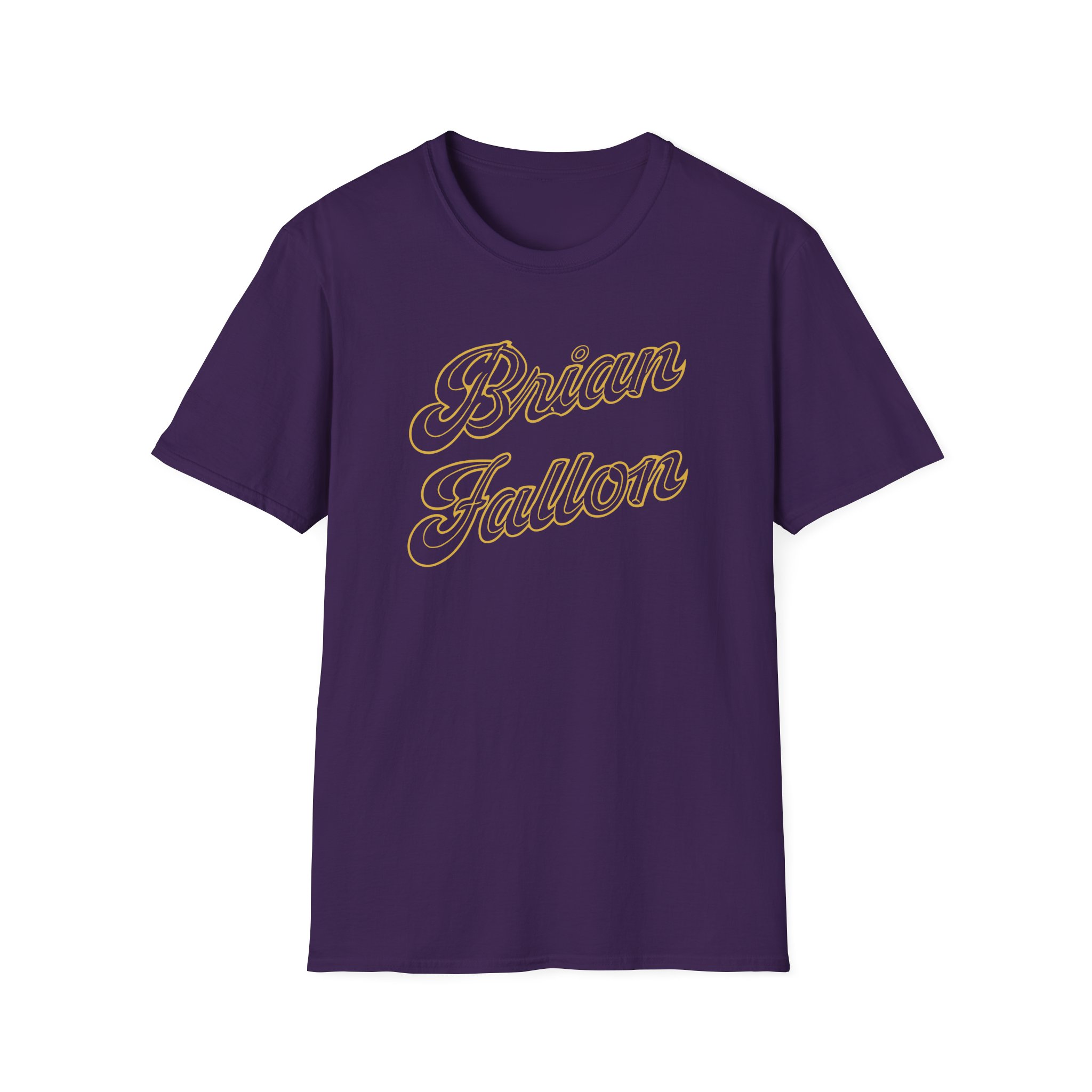 Brian Fallon Gold Text Unisex Softstyle T-Shirt