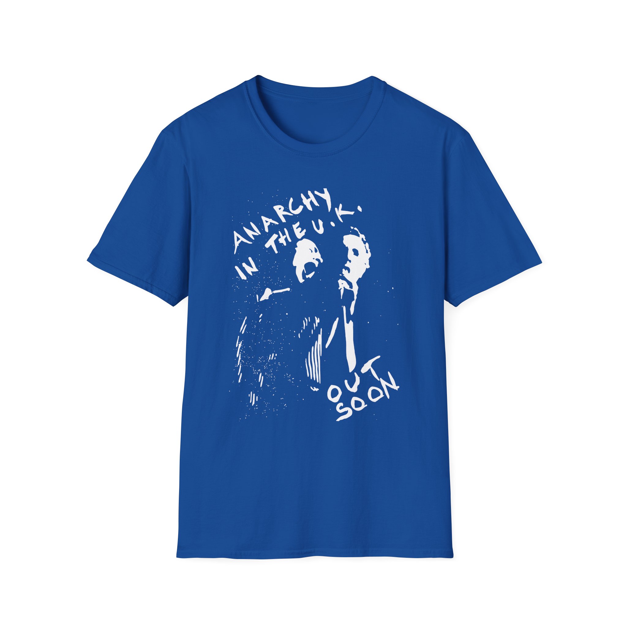SP Anarchy in the Uk Out Soon Unisex Softstyle T-Shirt