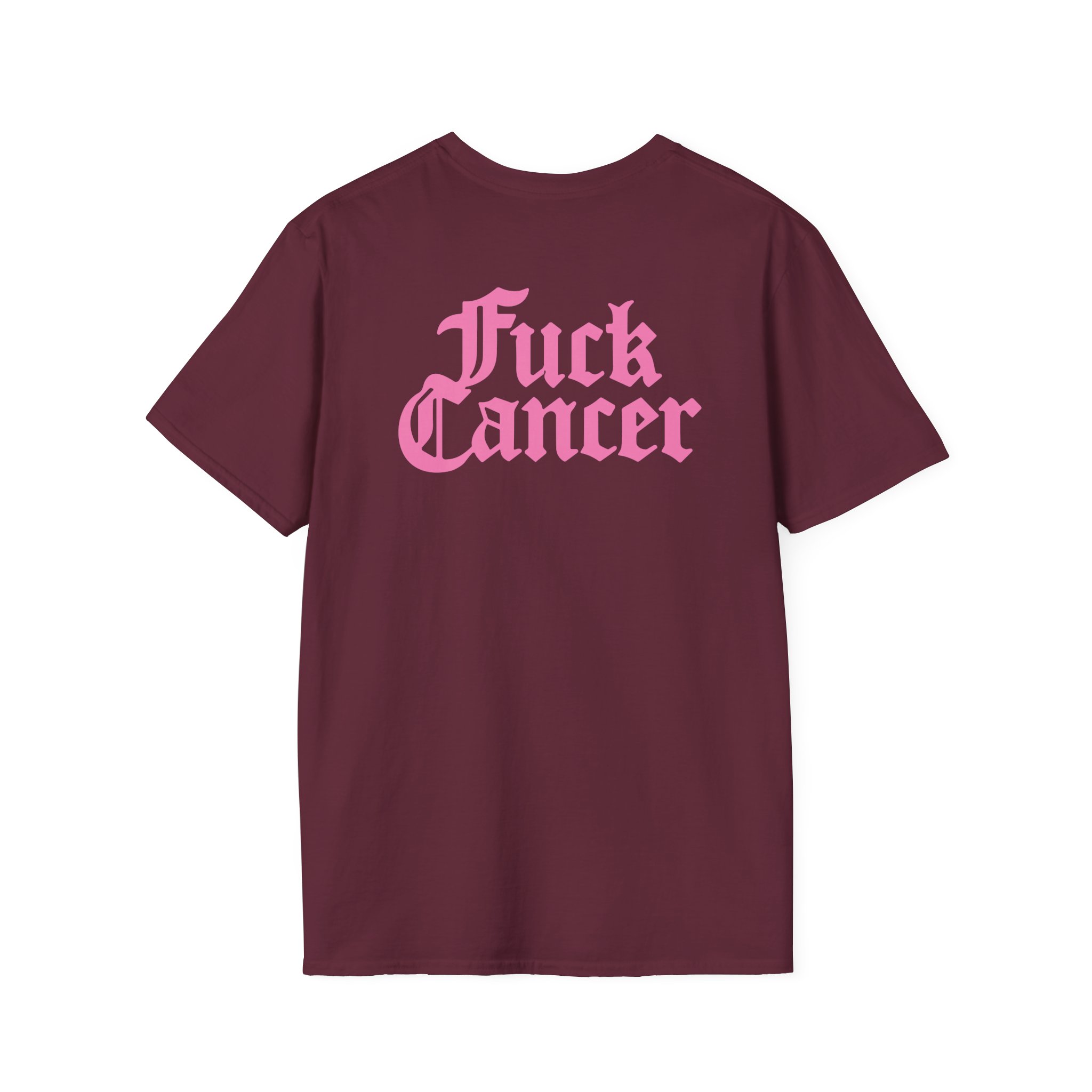 Guns N Roses Fuck Breast Cancer Unisex Softstyle T-Shirt