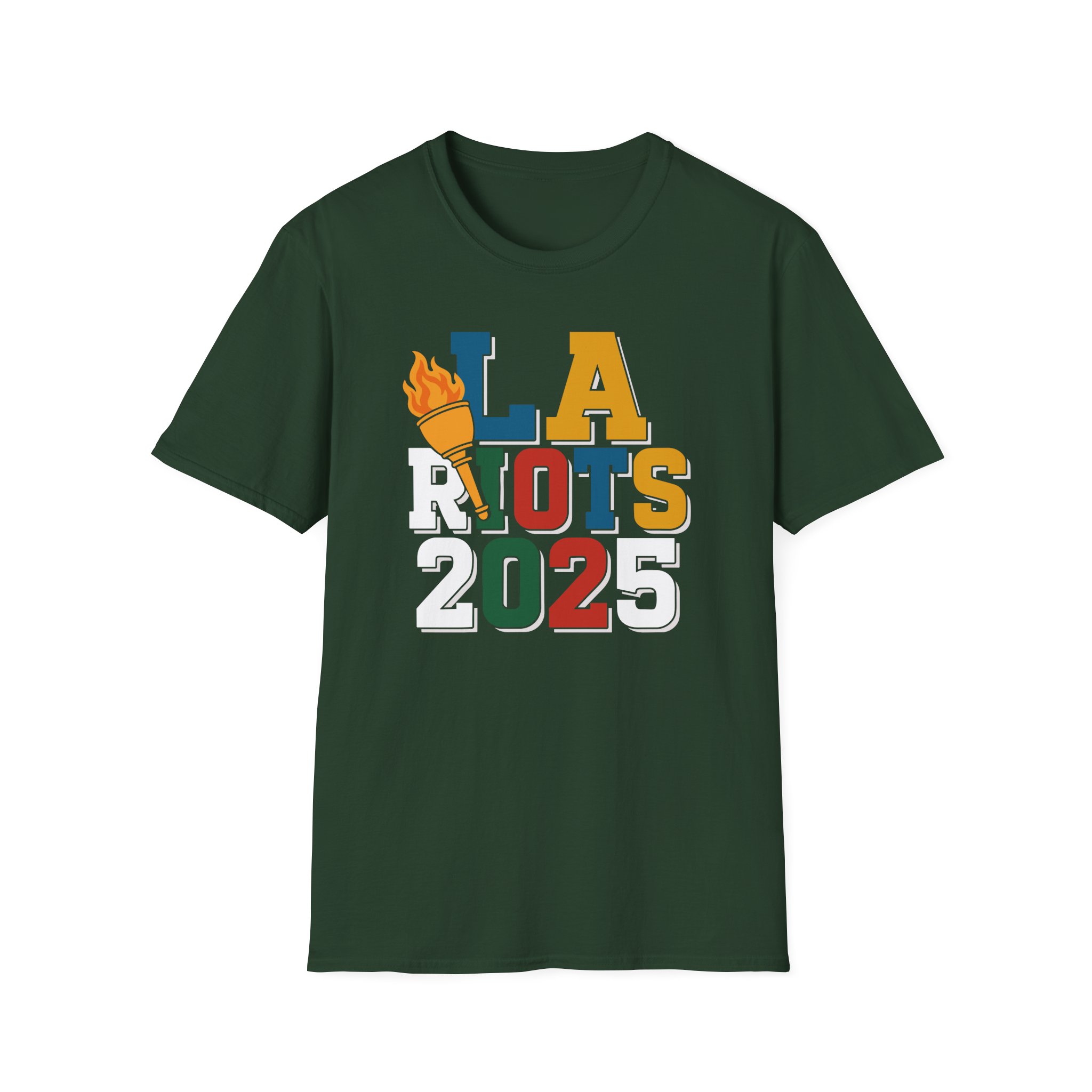 Larry Elder La Riots 2025 unisex softstyle t-shirt