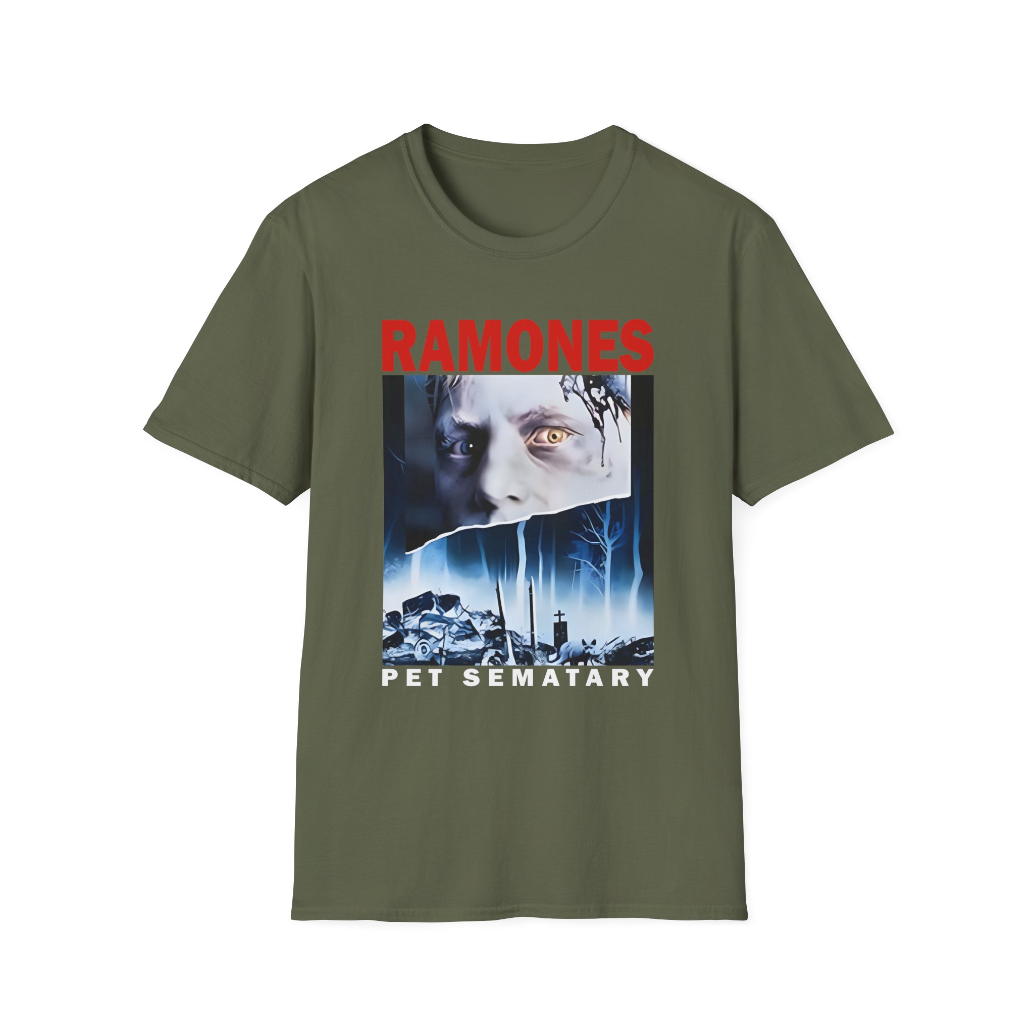 Ramones Pet Sematary T Shirt Unisex Softstyle T-Shirt