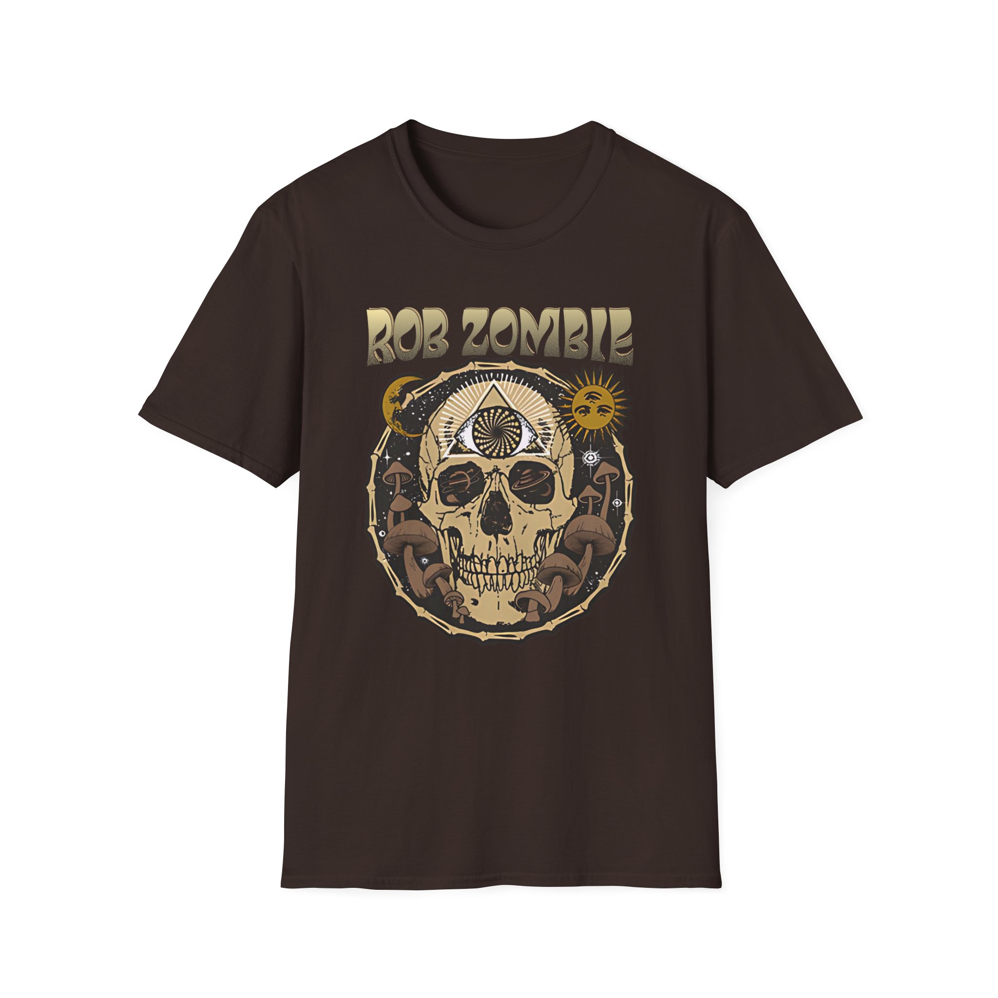 Rob Zombie Lsd Skull Unisex Softstyle T-Shirt