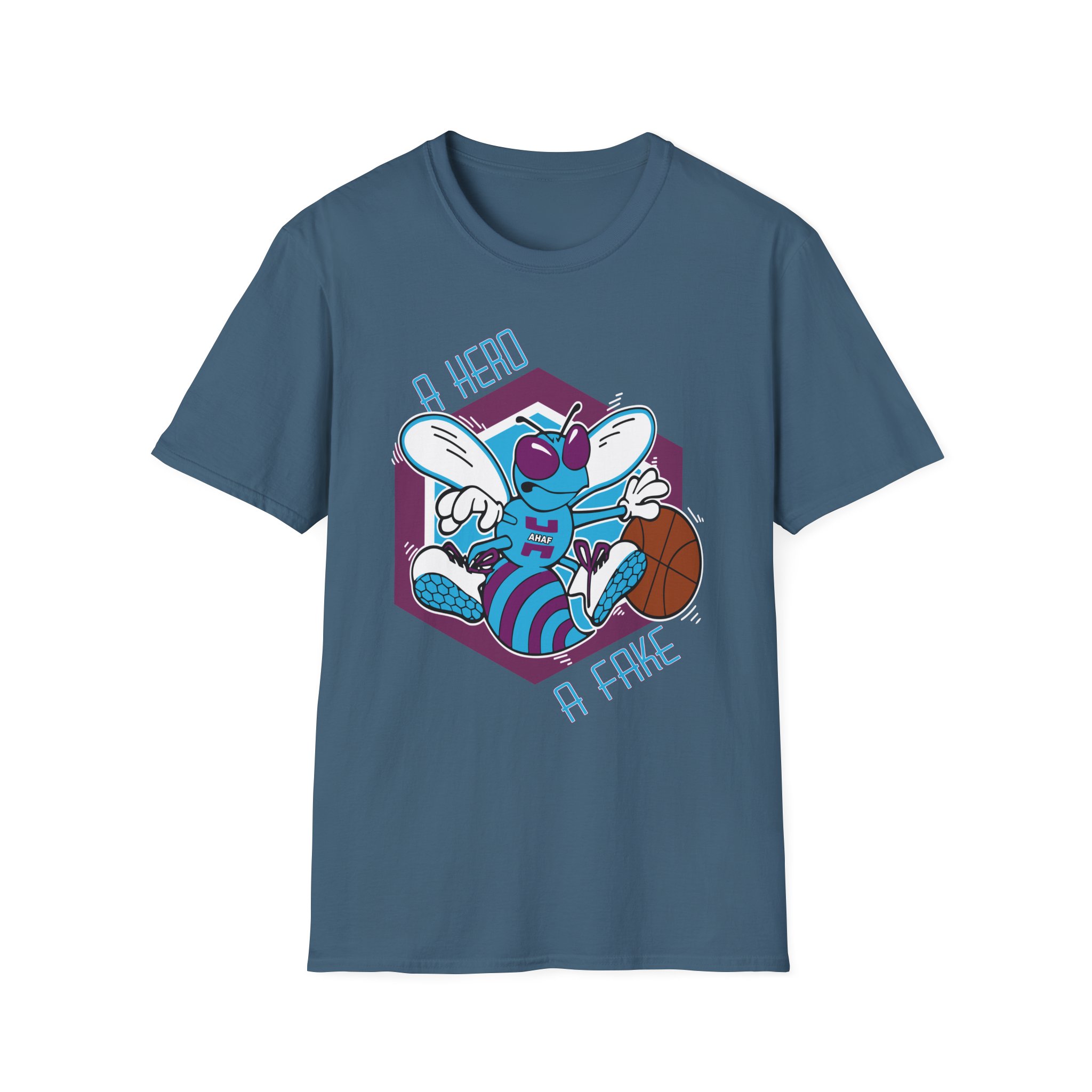 A Hero a Fake Unisex Softstyle T-Shirt