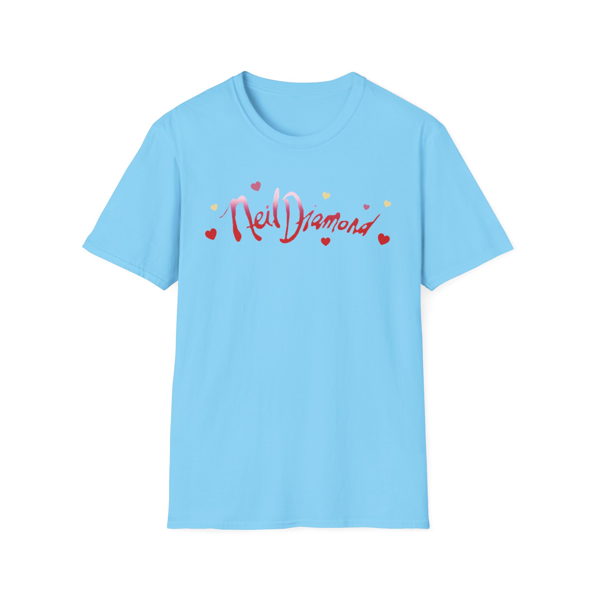 Neil Diamond Logo Heart Unisex Softstyle T-Shirt