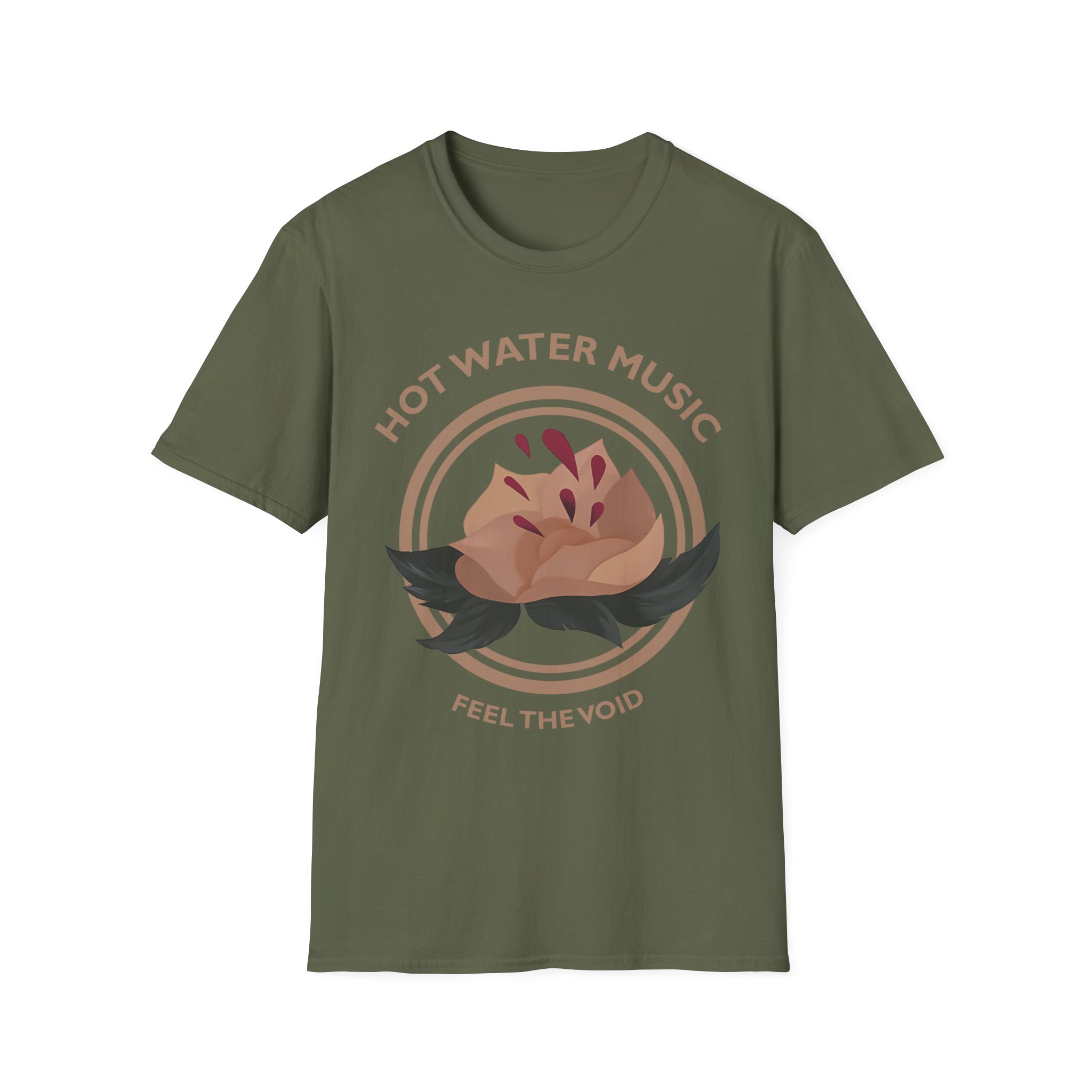 Hot Water Music Feel The Void Unisex Softstyle T-Shirt
