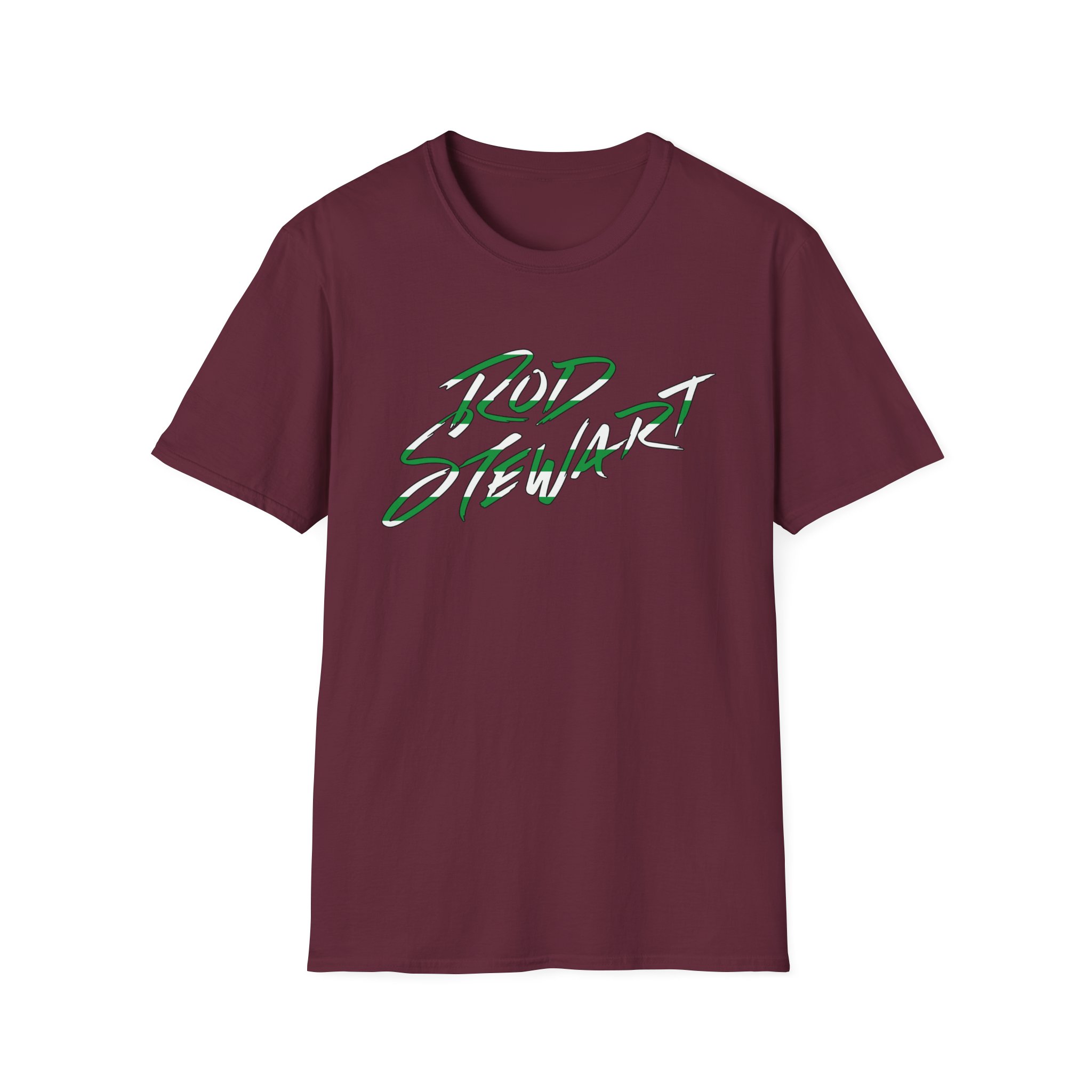 R S Striped Logo Forever Unisex Softstyle T-Shirt