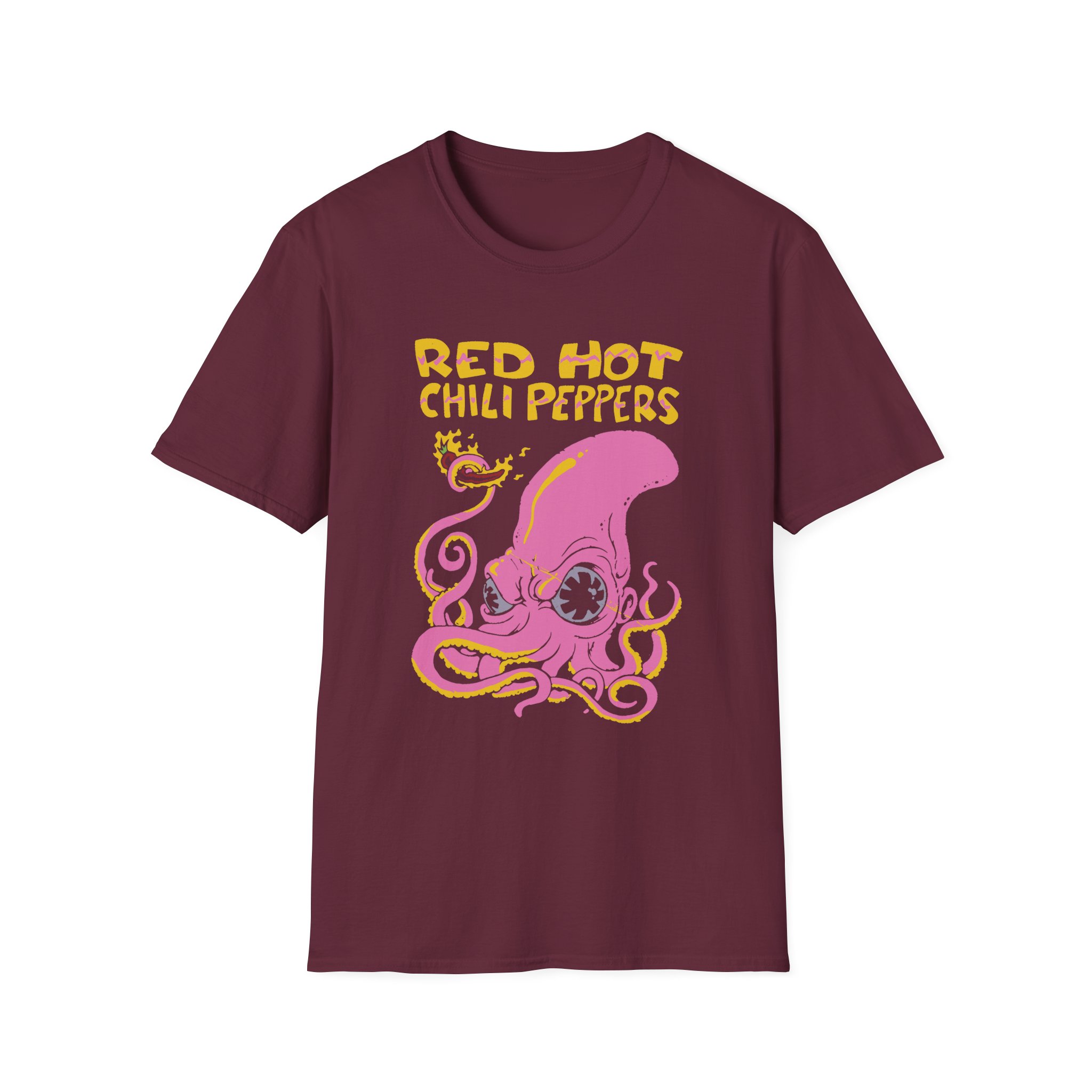 Red Hot Chili Peppers Octopus Unisex Softstyle T-Shirt