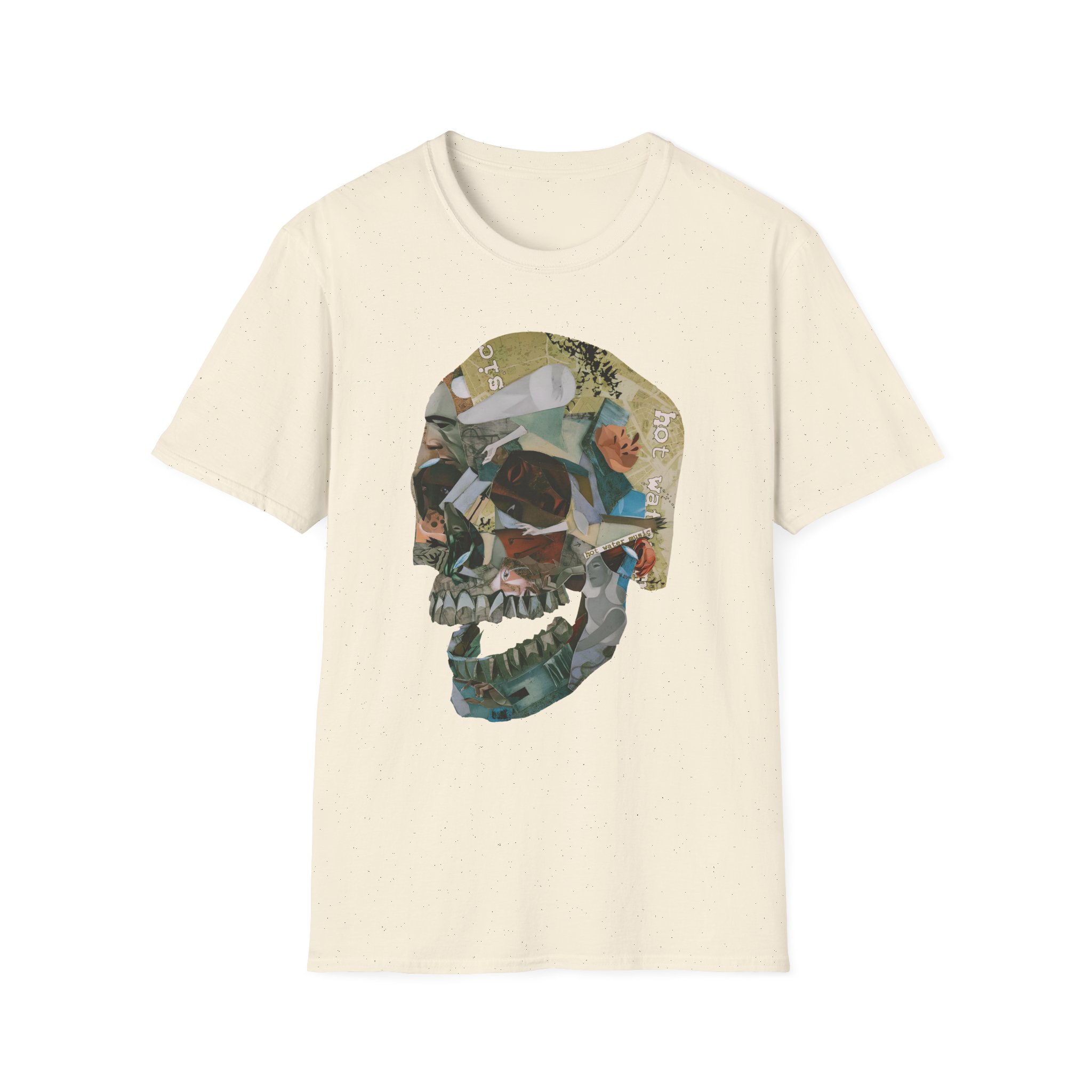 Hot Water Music Album Collage Skull Unisex Softstyle T-Shirt