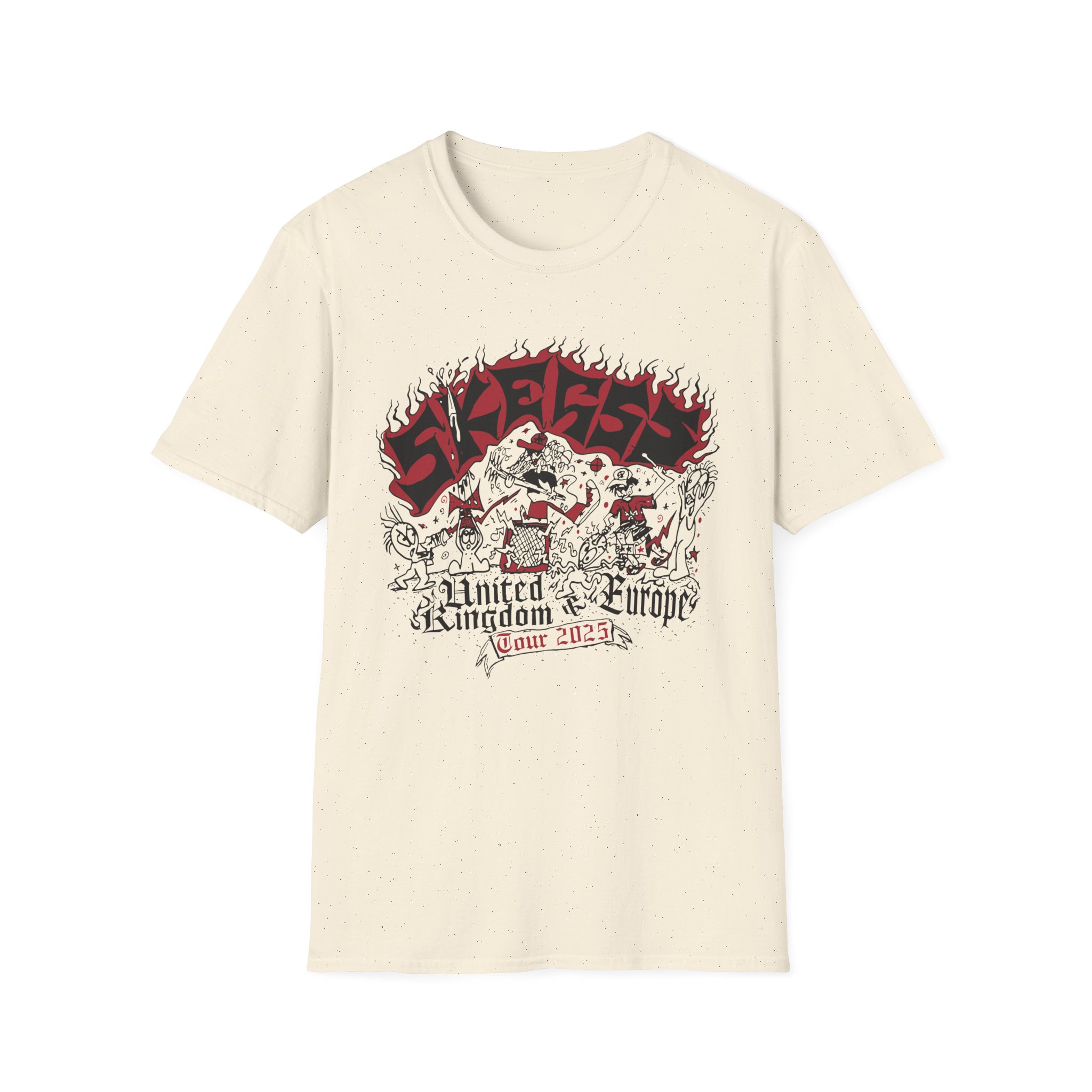 Skegss Uk Eu Tour 2025 Unisex Softstyle T-Shirt