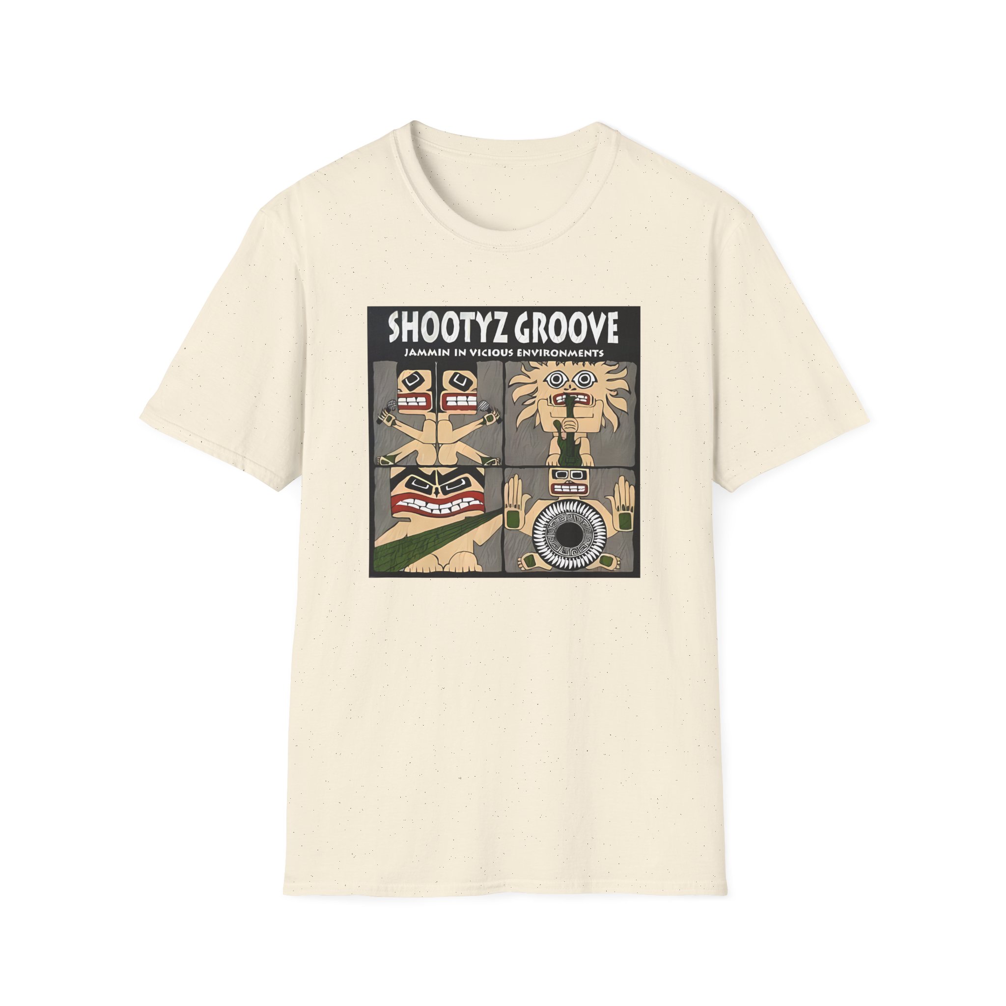 Shootyz Groove Jammin in Vicious Environments Album Cover Unisex Softstyle T-Shirt