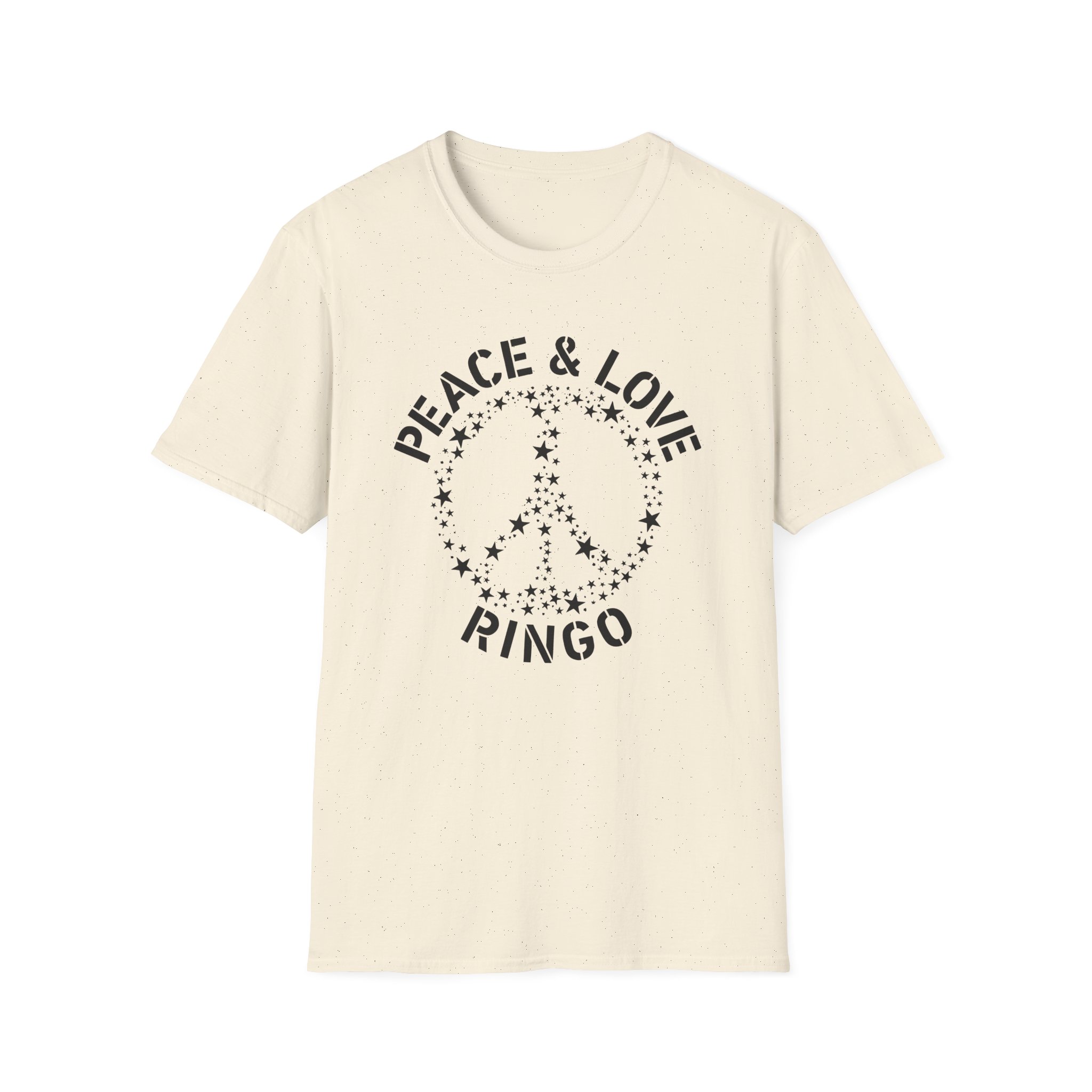 Ringo Starr Peace & Love Unisex Softstyle T-Shirt