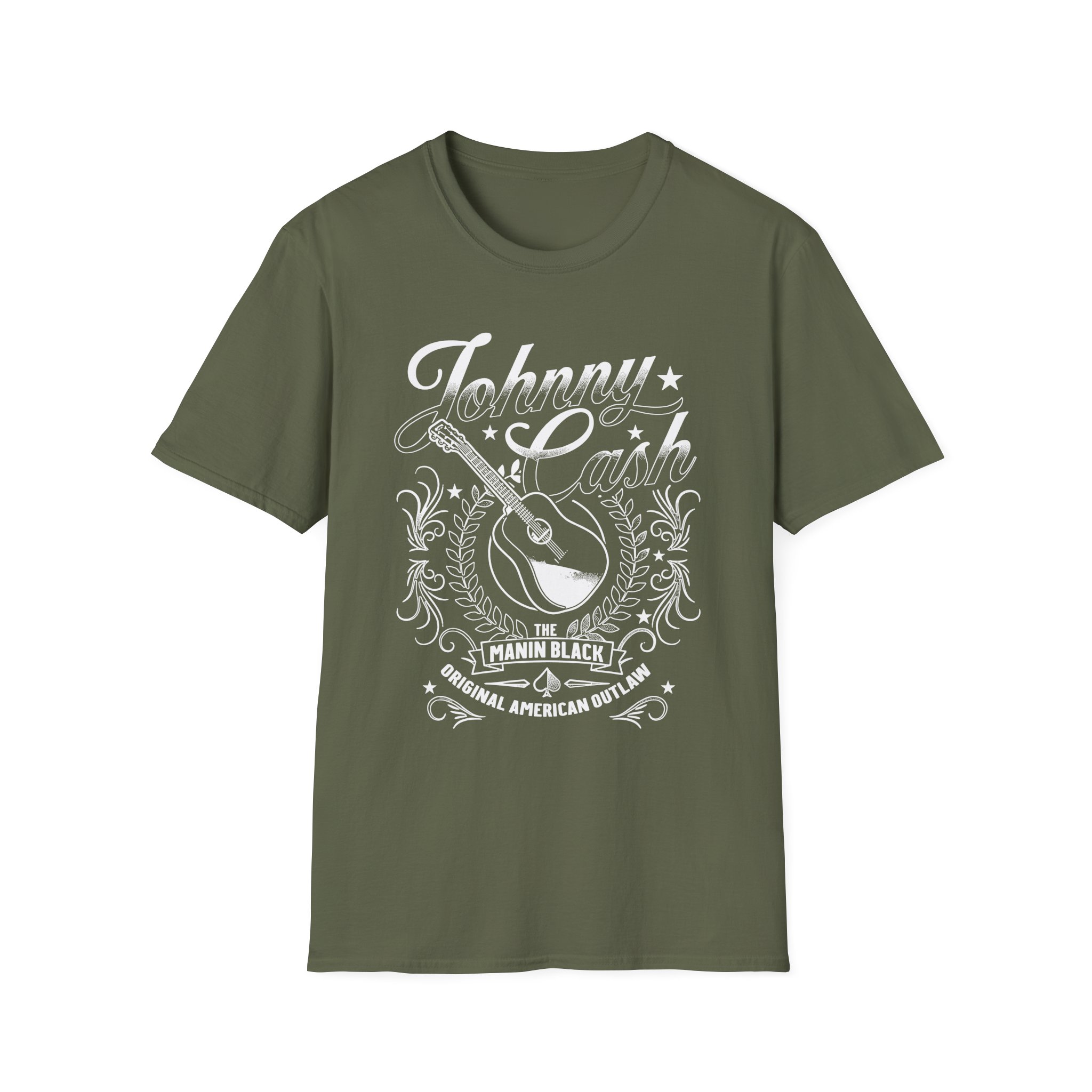 Johnny Cash Man in Black Guitar unisex t-shirt