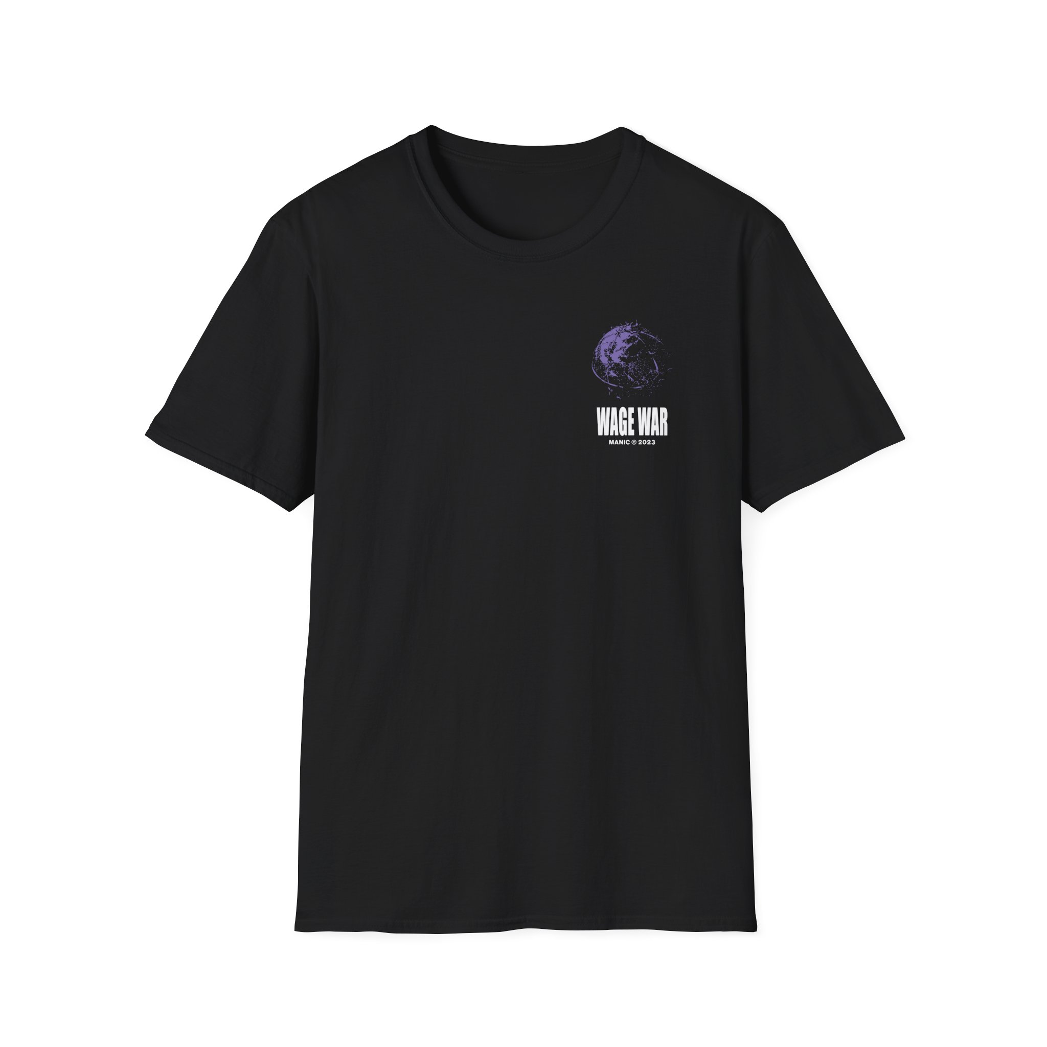 Wage War Barbed Wire Globe Unisex Softstyle T-Shirt
