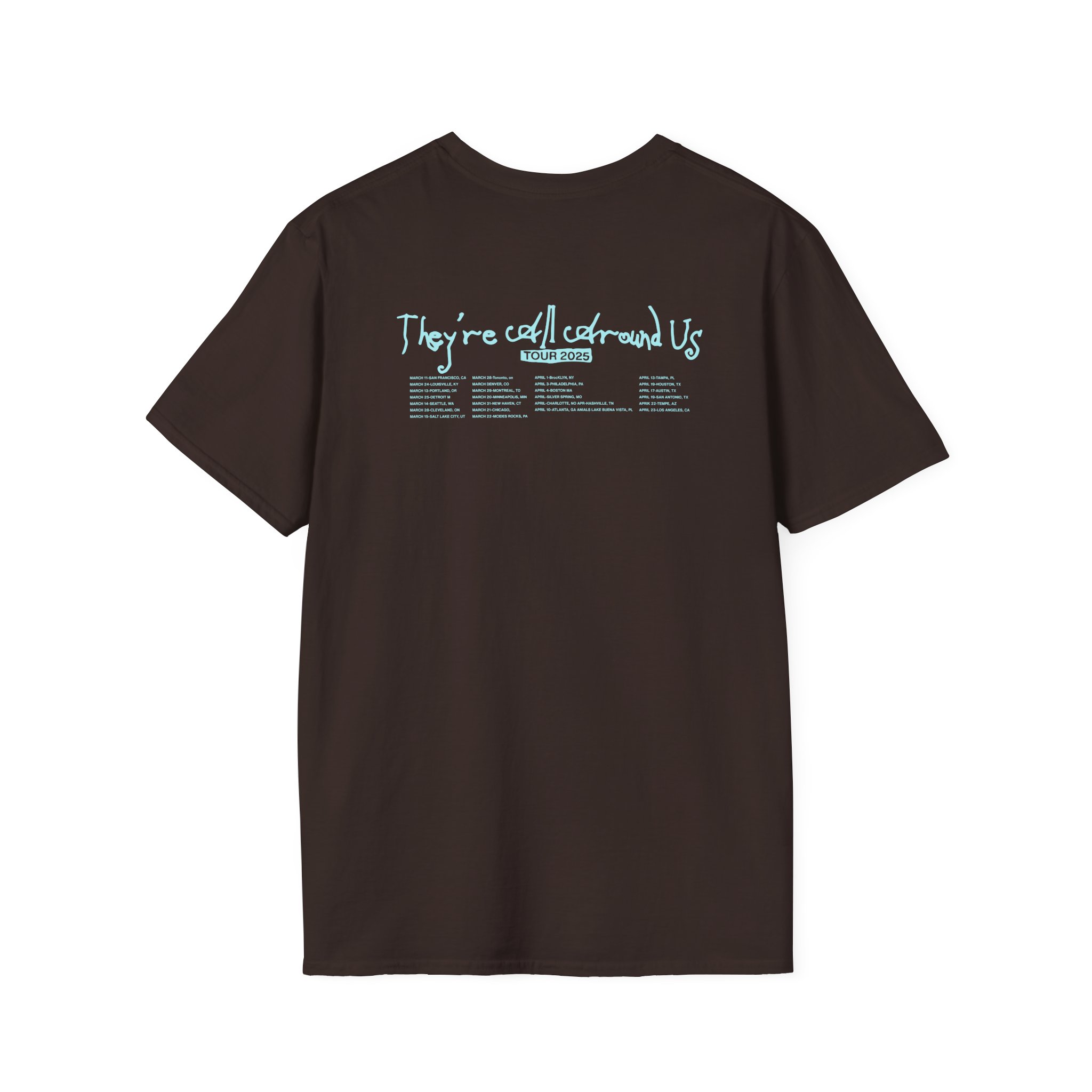 Poppy They Are All Around Us Tour Unisex Softstyle T-Shirt