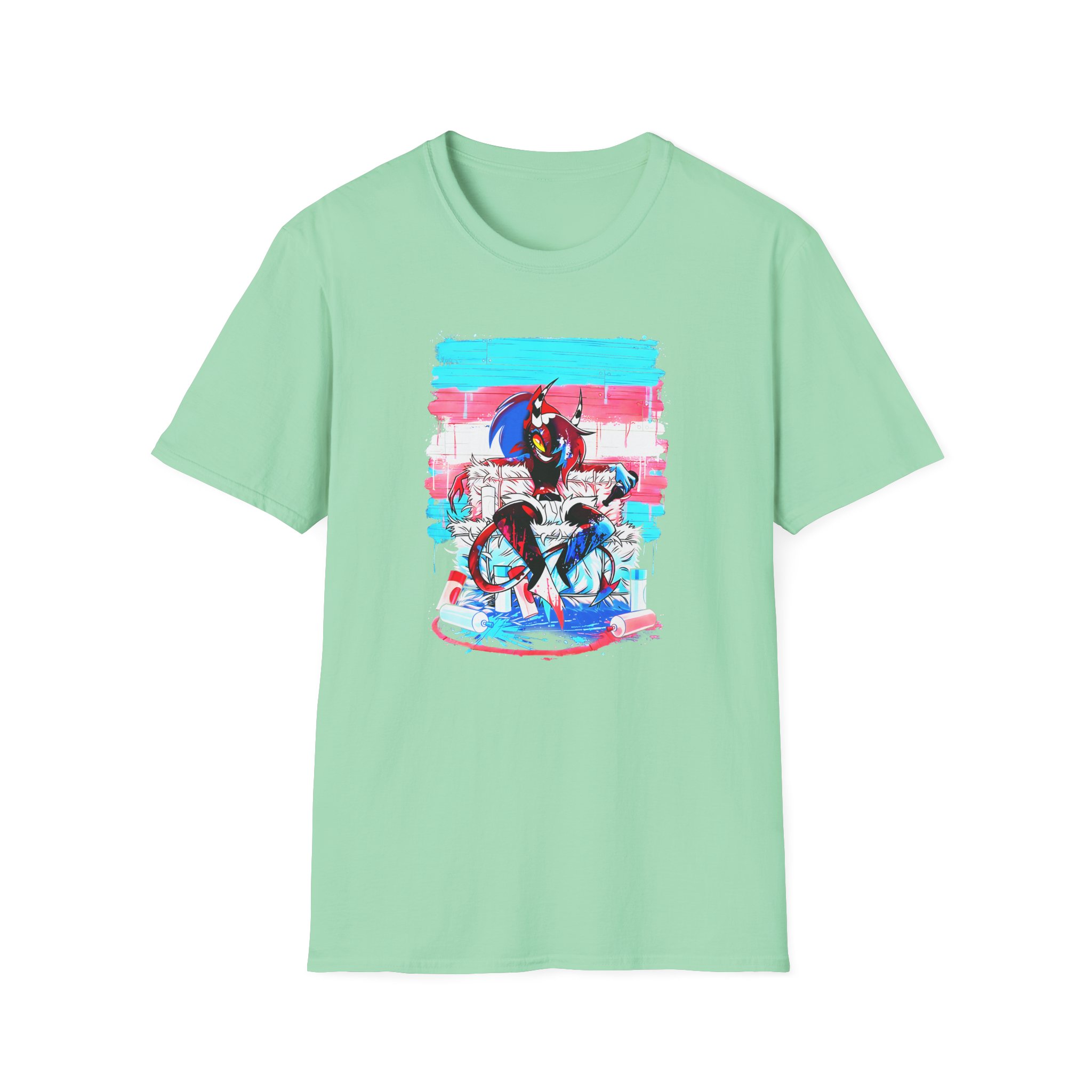 Helluva Boss Sallie May Micro Ribbed Unisex Softstyle T-Shirt