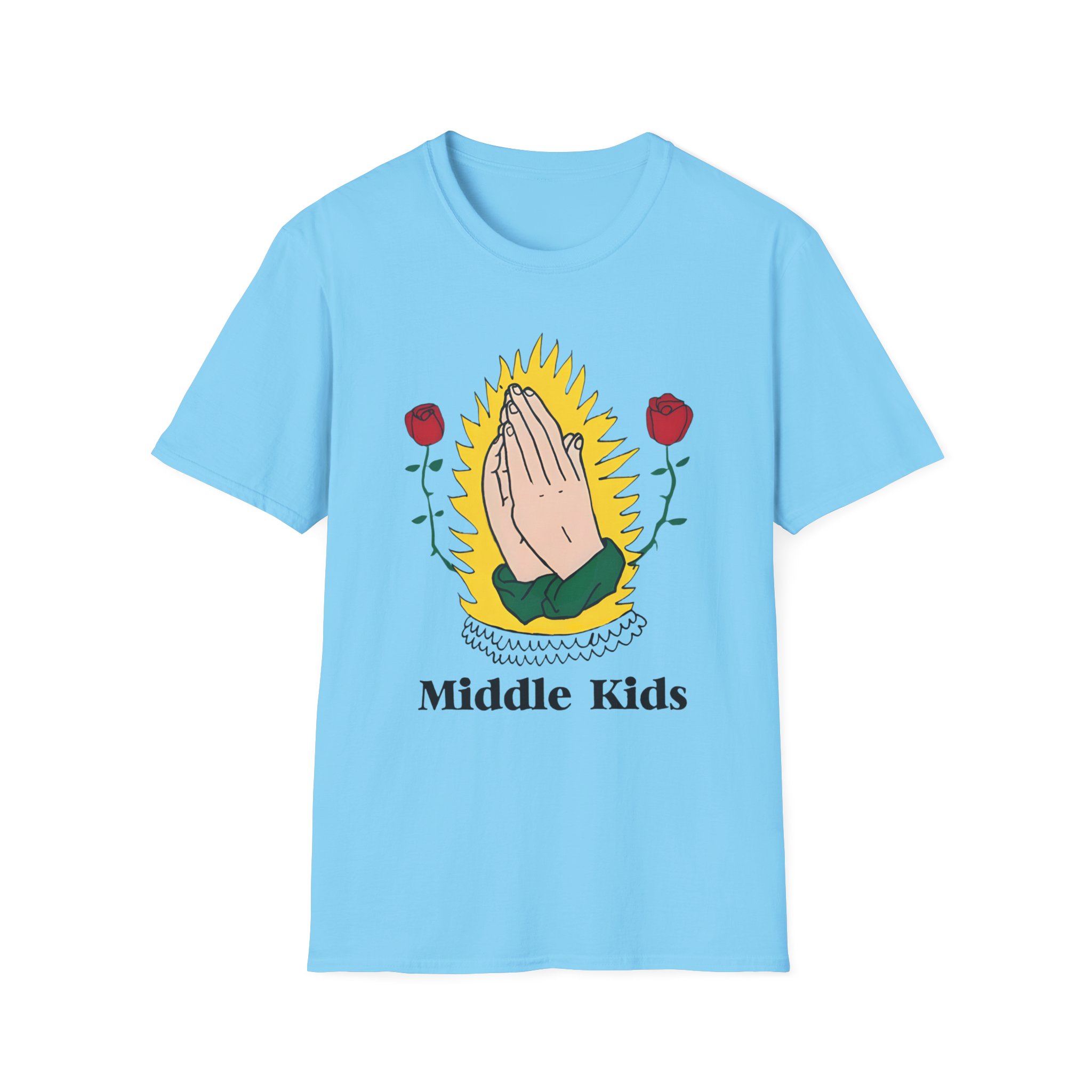 Middle Kids Praying Hands Unisex Softstyle T-Shirt