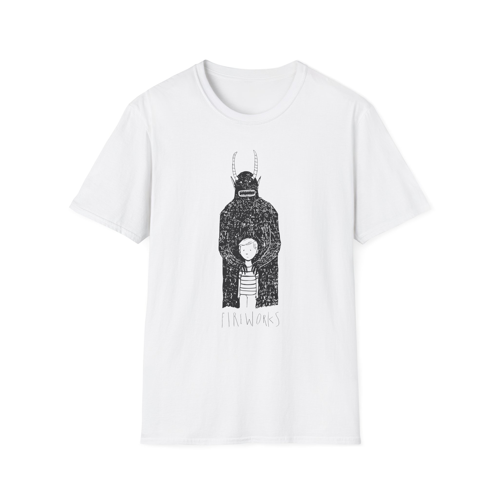 Fireworks Monster Unisex Softstyle T-Shirt