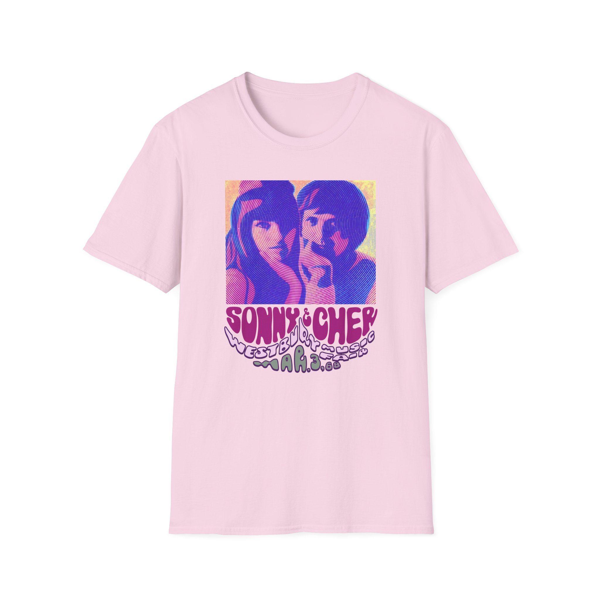 Sonny & Cher Westbury Music Fair Unisex Softstyle T-Shirt