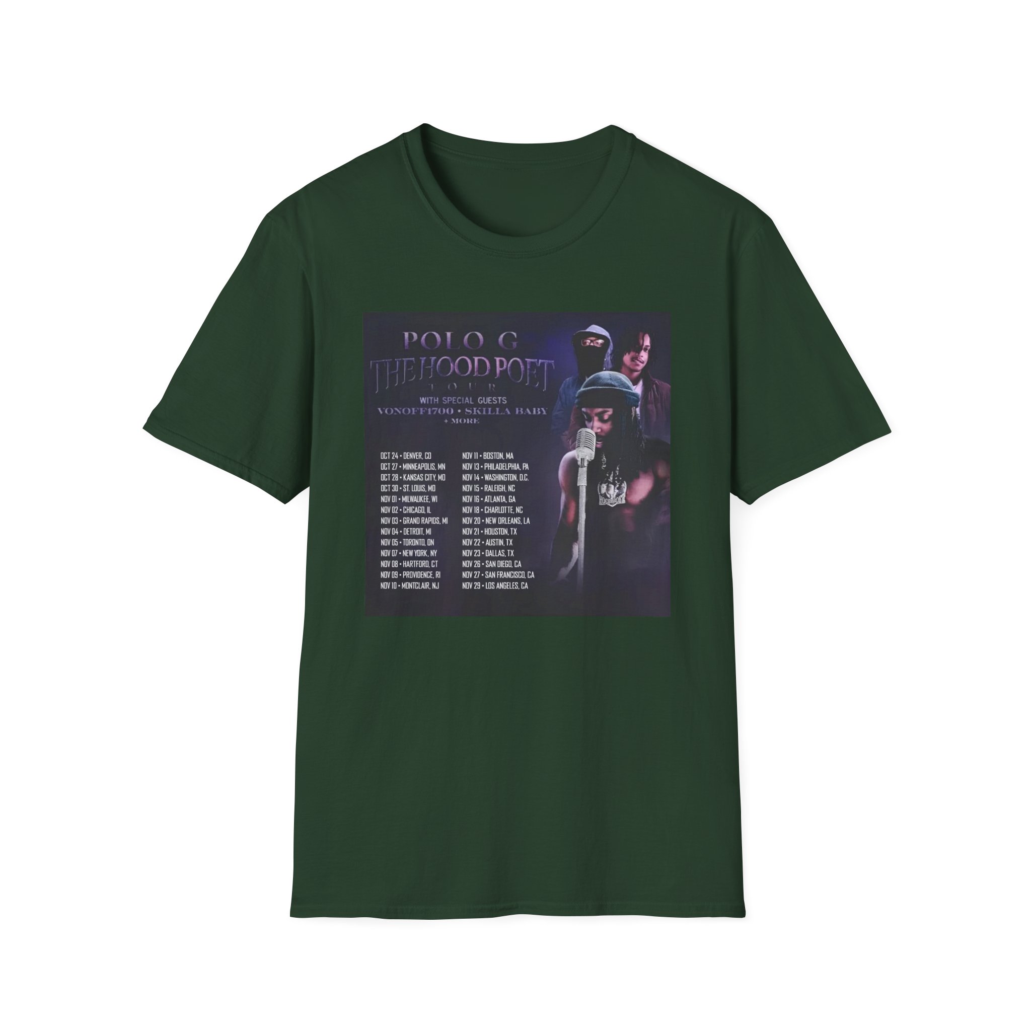 Polo G Hood Poet Unisex Softstyle T-Shirt