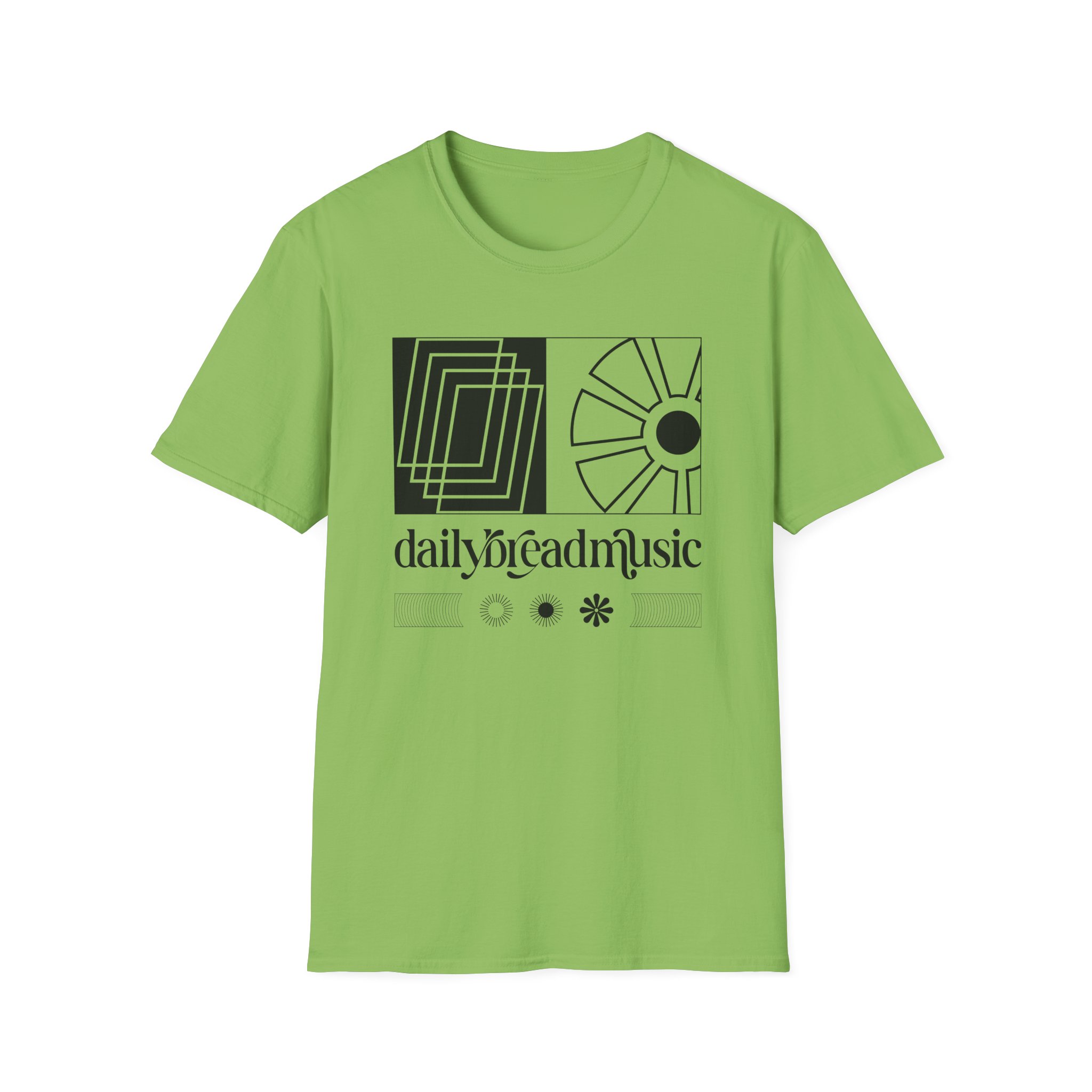 Daily Bread Tri Flower Unisex Softstyle T-Shirt