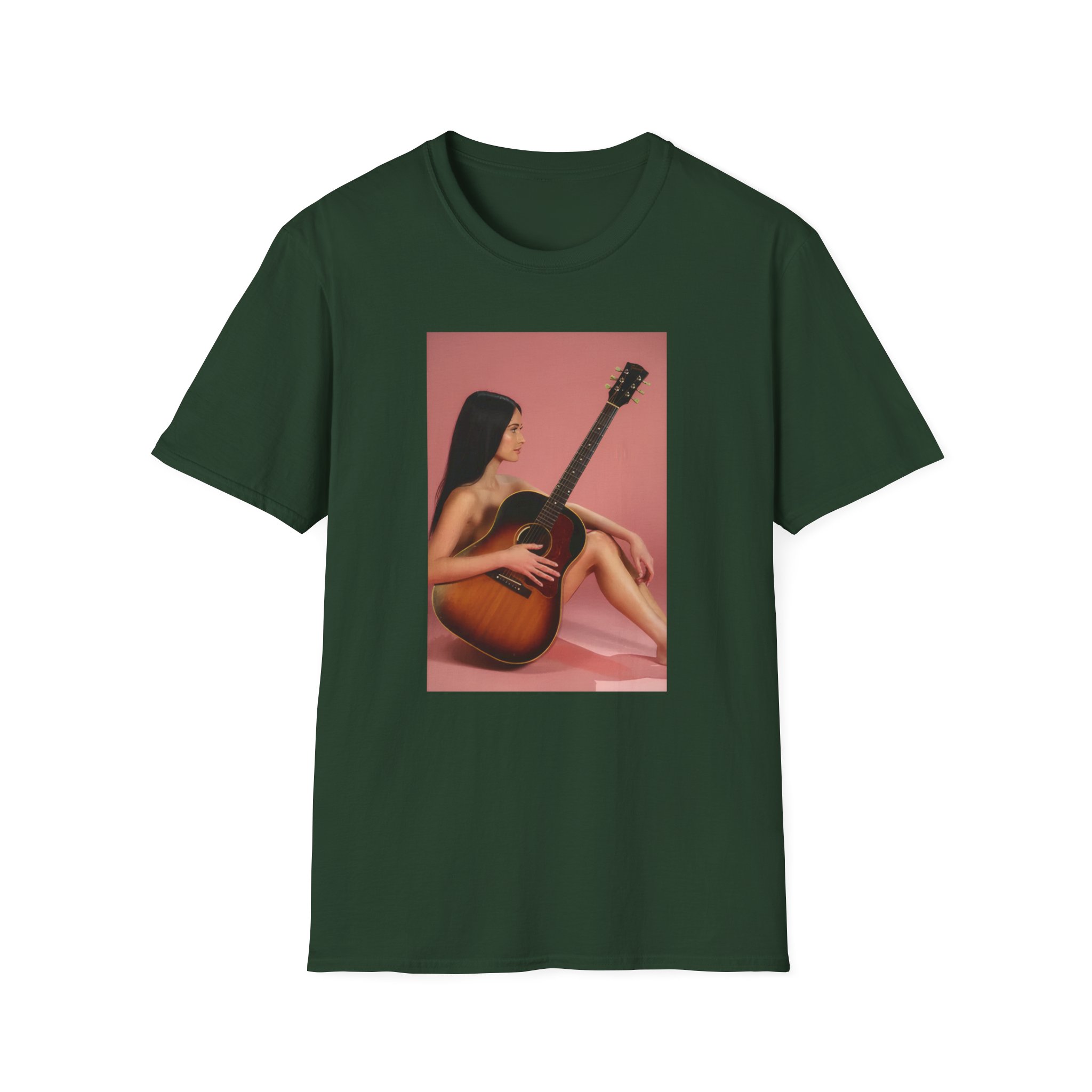 Kacey Musgraves Guitar Photo Unisex Softstyle T-Shirt