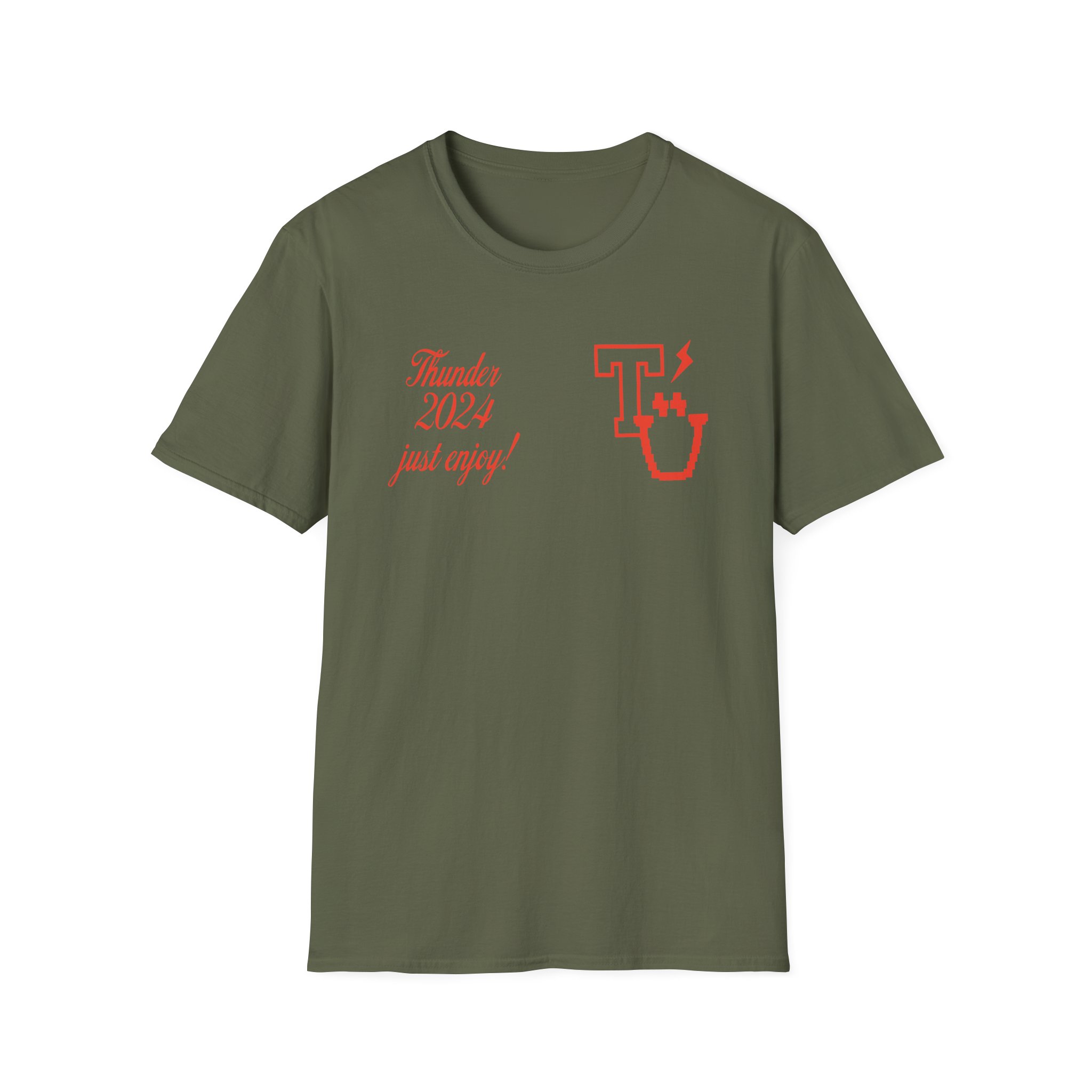 Ateez Thunder Pigment Unisex Softstyle T-Shirt